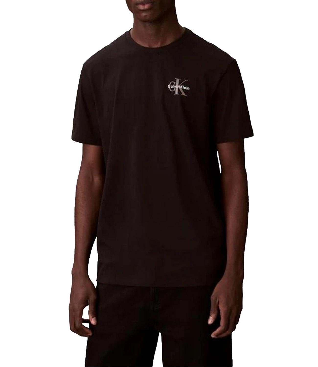 Calvin Klein T-Shirt da Uomo - Black - Lv04rf278g