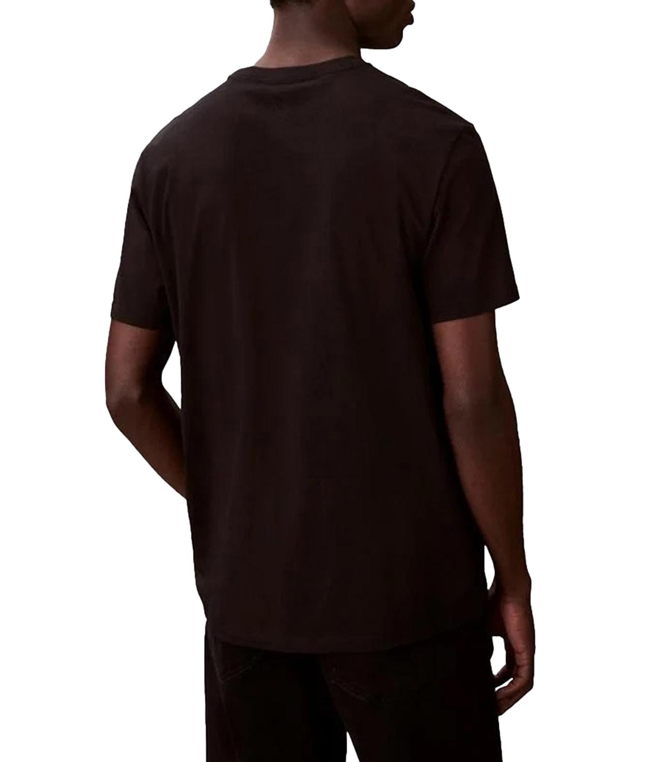Calvin Klein T-Shirt da Uomo - Black - Lv04rf278g
