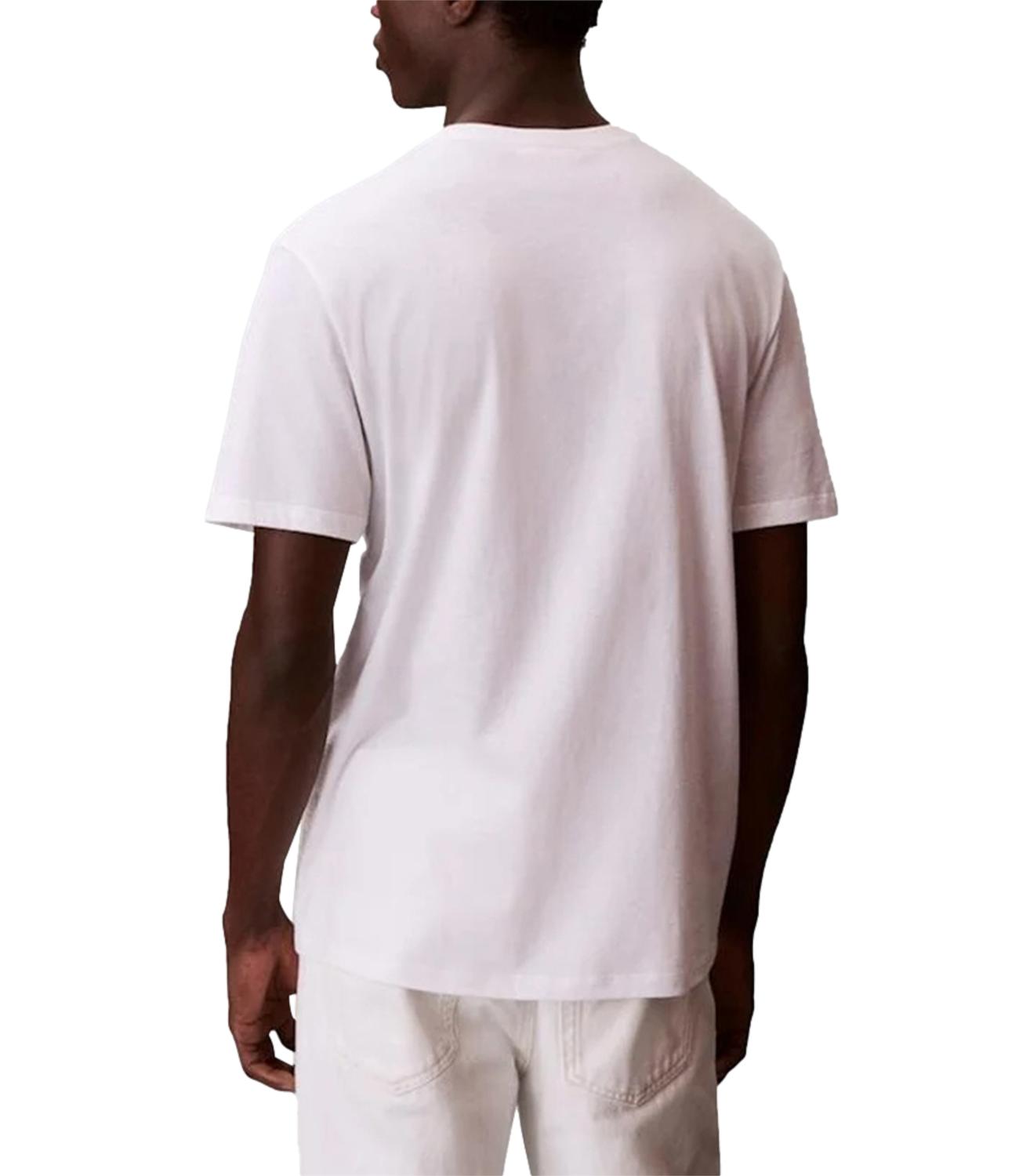 Calvin Klein T-Shirt da Uomo - Yaf Bright White - Lv04rf278g