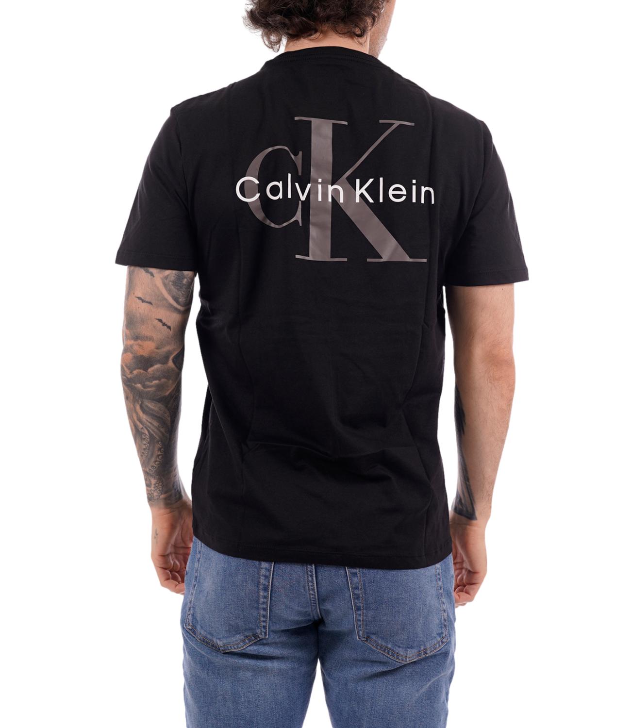 Calvin Klein T-Shirt da Uomo - Black - Lv14rf852g