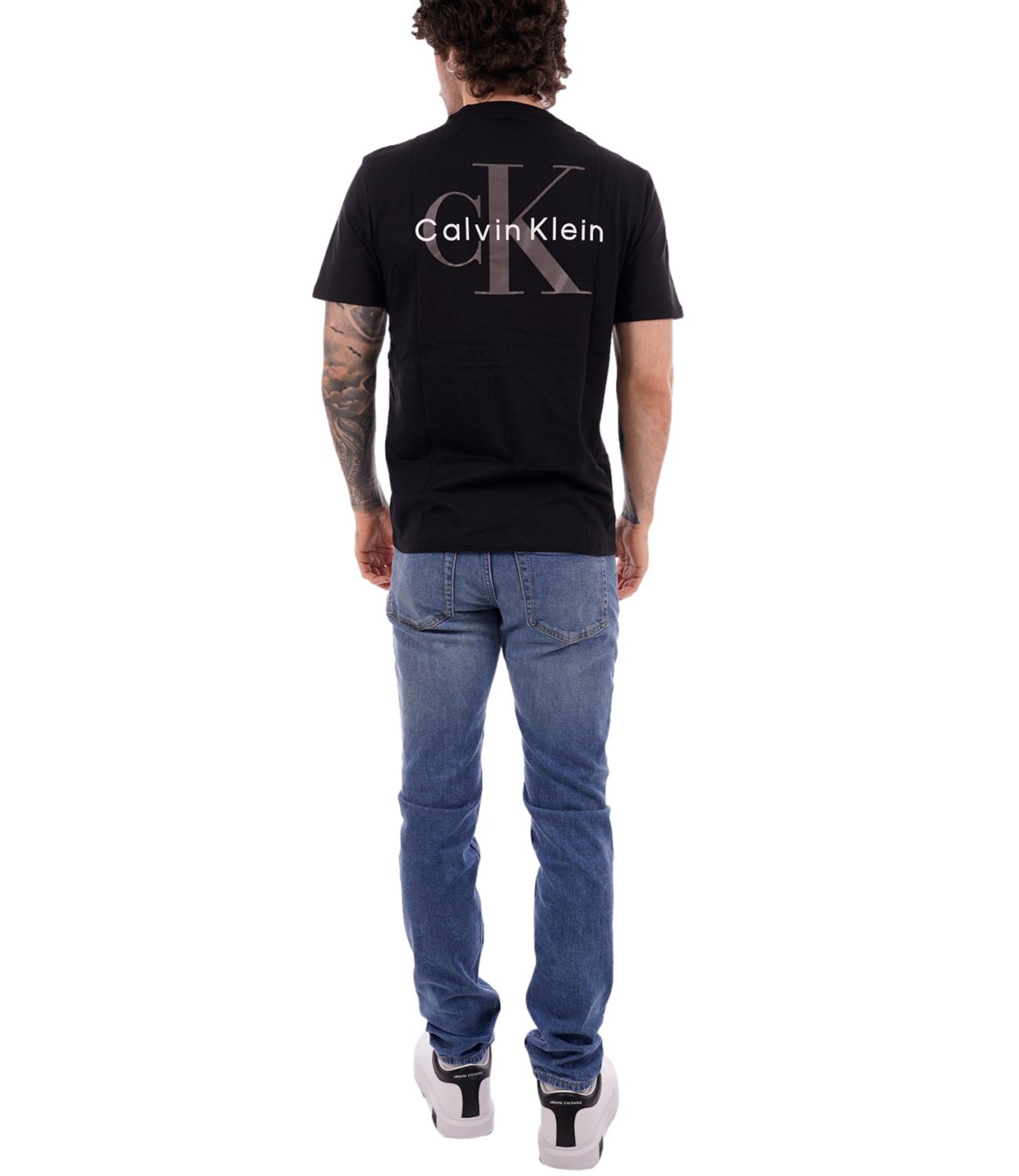 Calvin Klein T-Shirt da Uomo - Black - Lv14rf852g