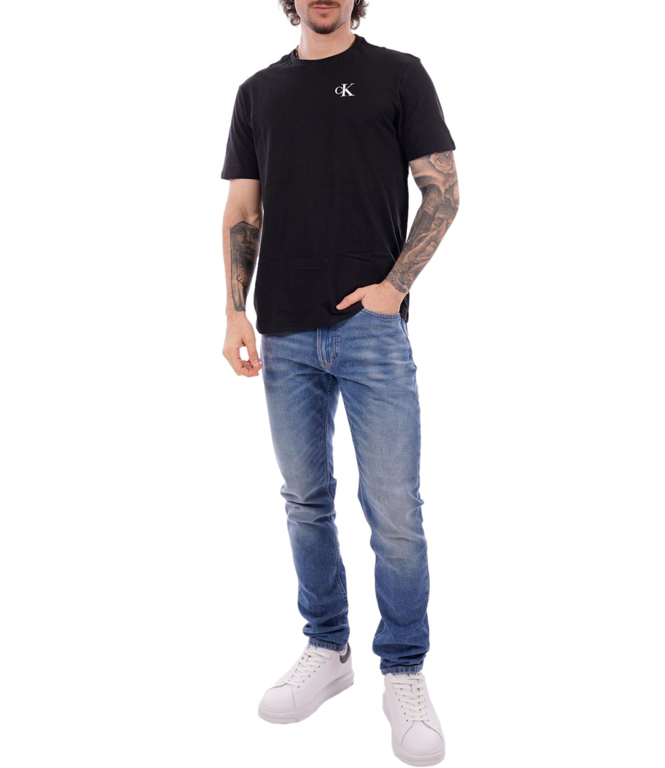 Calvin Klein T-Shirt da Uomo - Black - Lv14rf852g