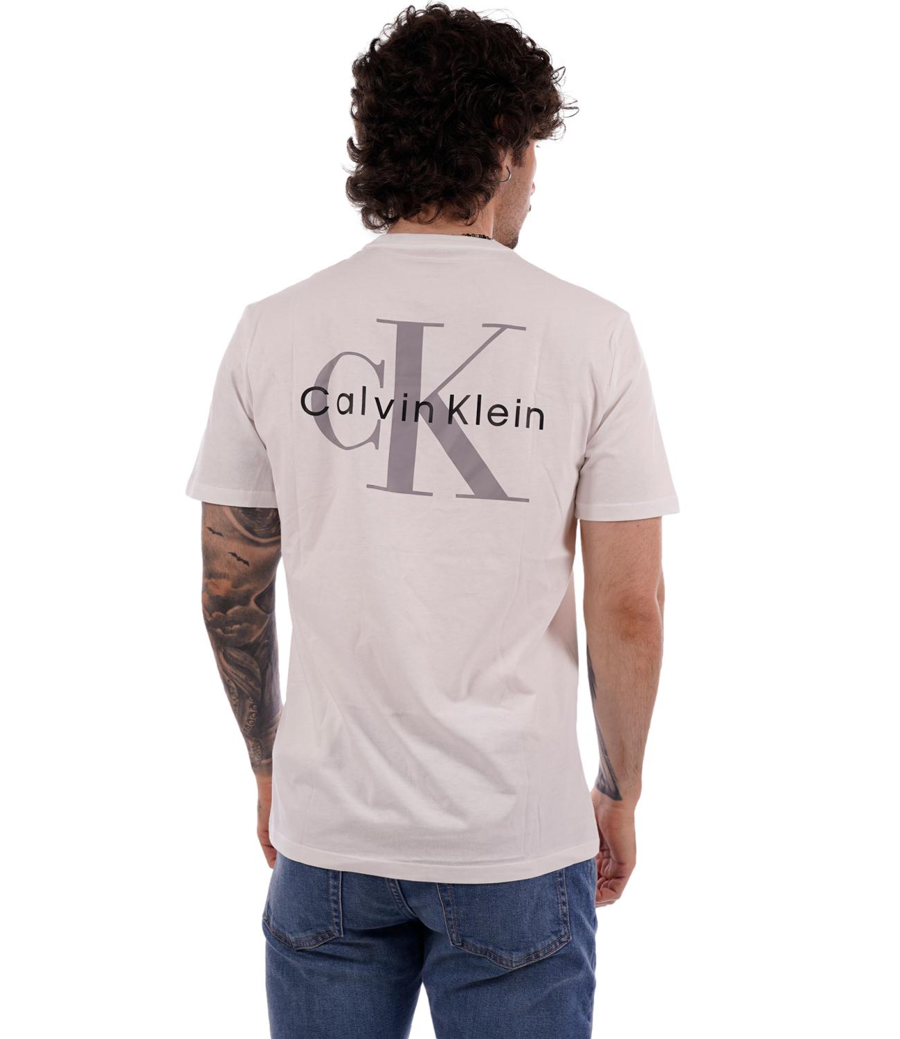 Calvin Klein T-Shirt da Uomo - Yaf Bright White - Lv14rf852g