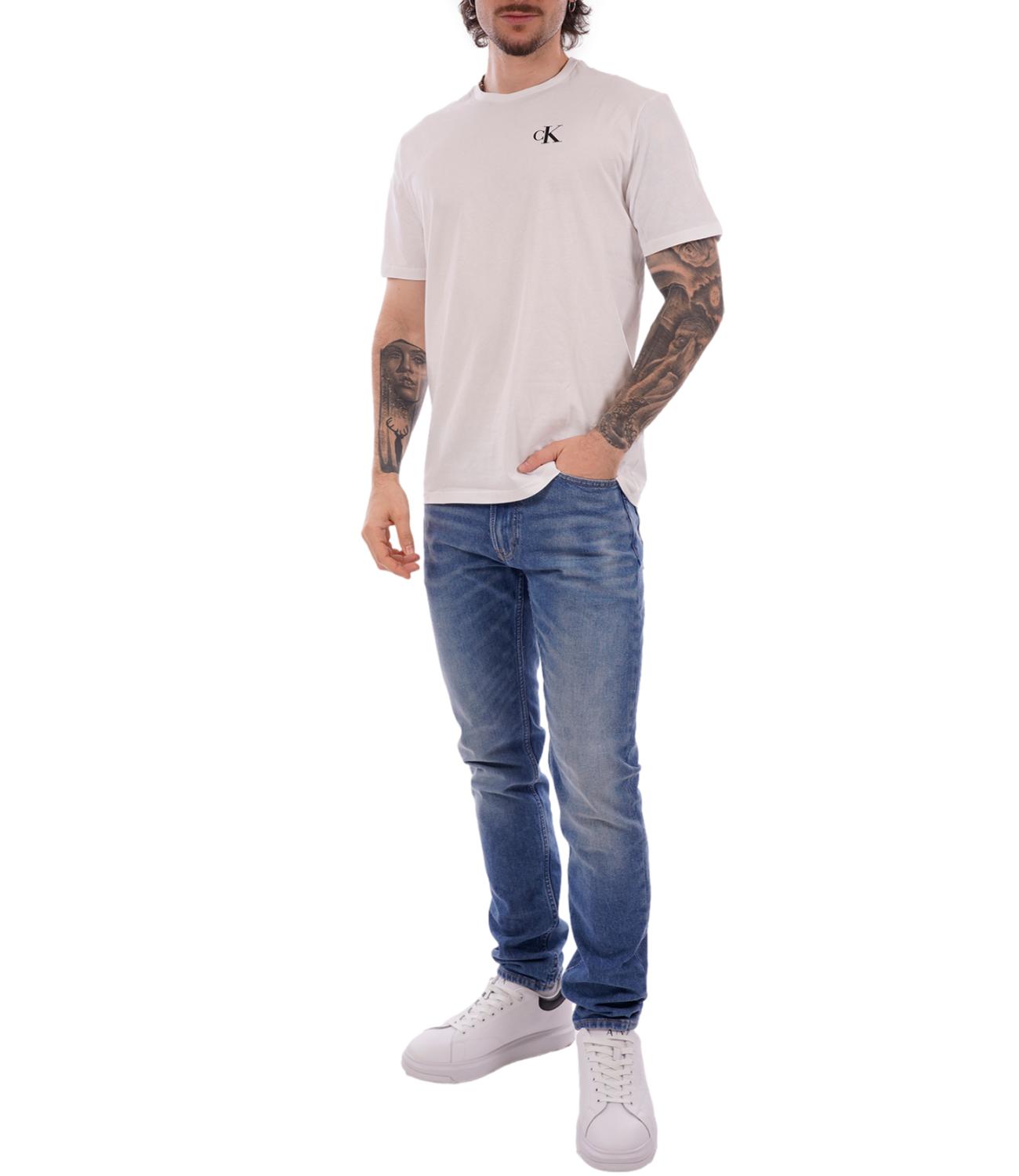 Calvin Klein T-Shirt da Uomo - Yaf Bright White - Lv14rf852g