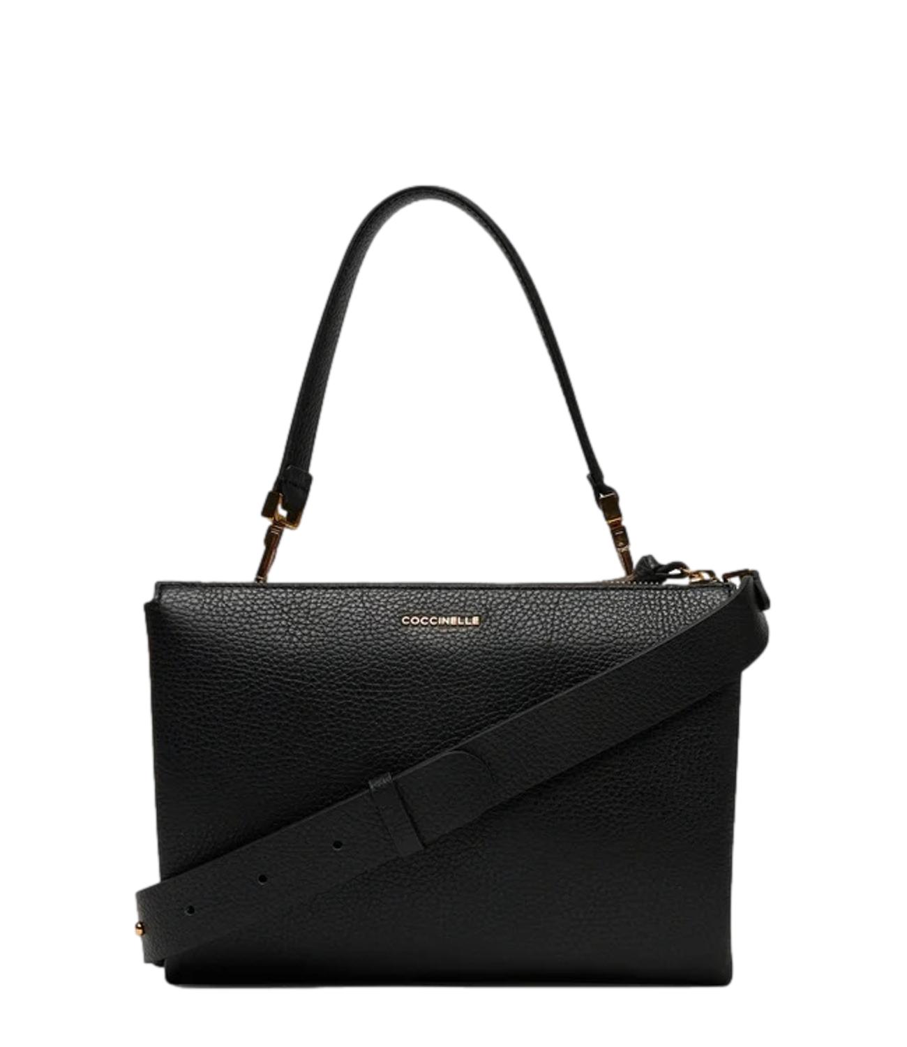 COCCINELLE borsa nera donna