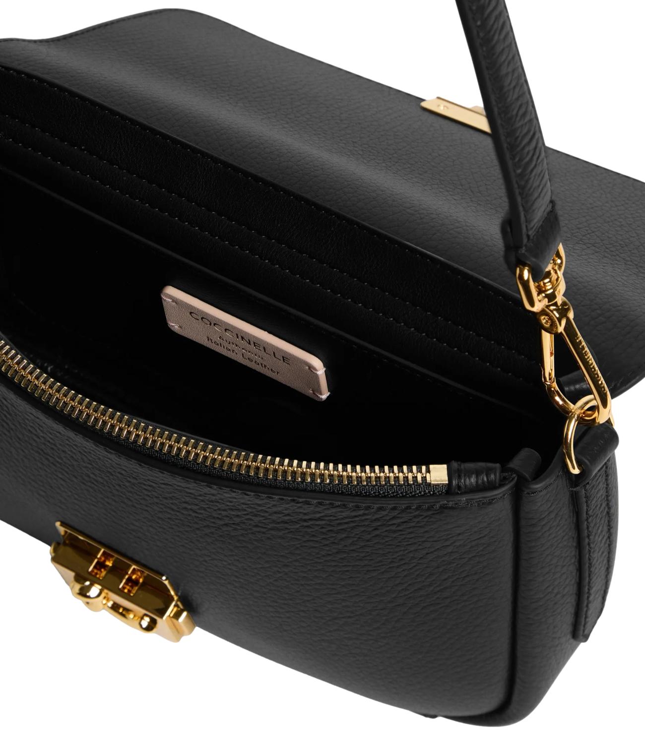 COCCINELLE borsa nera donna
