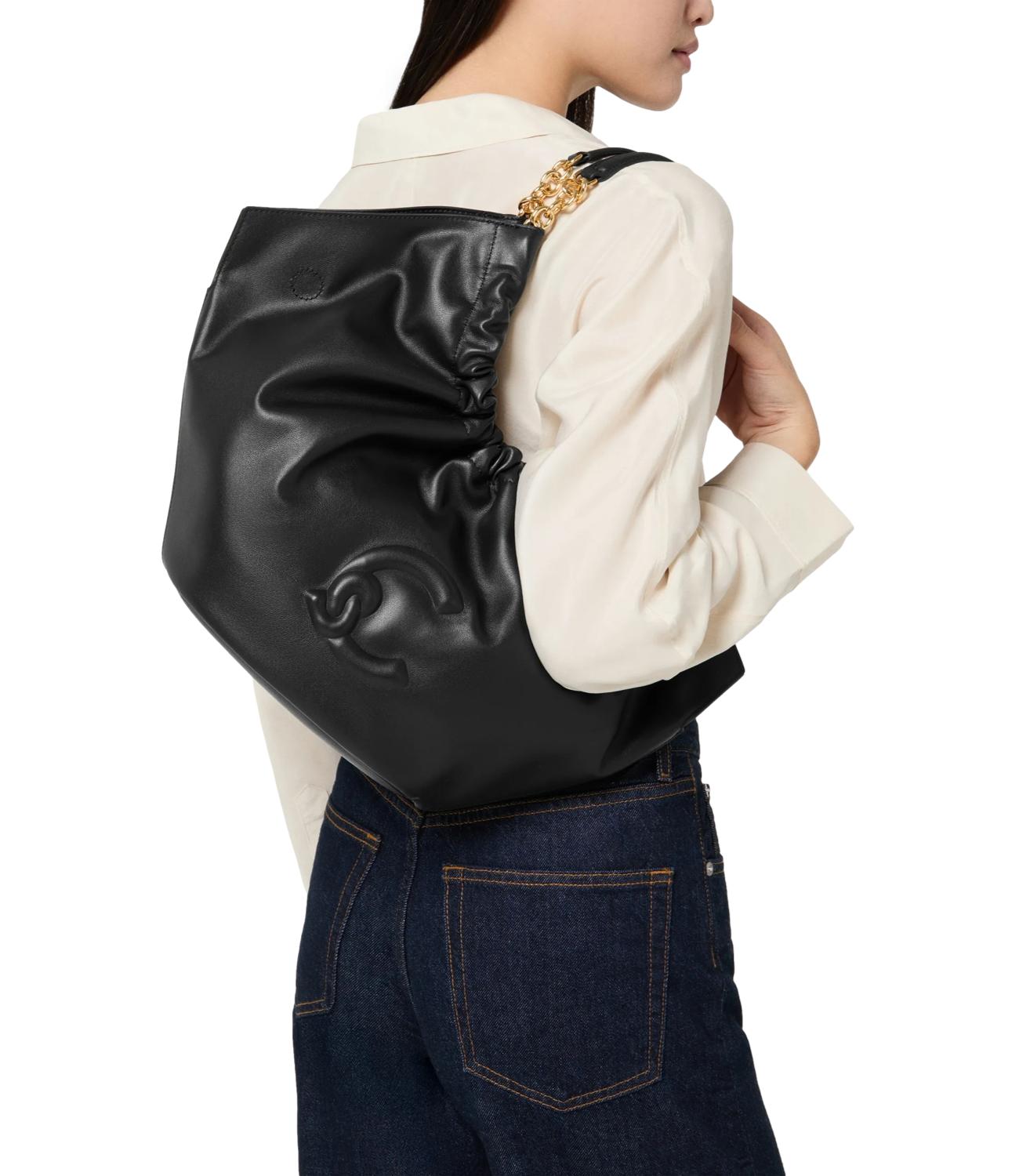 COCCINELLE borsa nera donna
