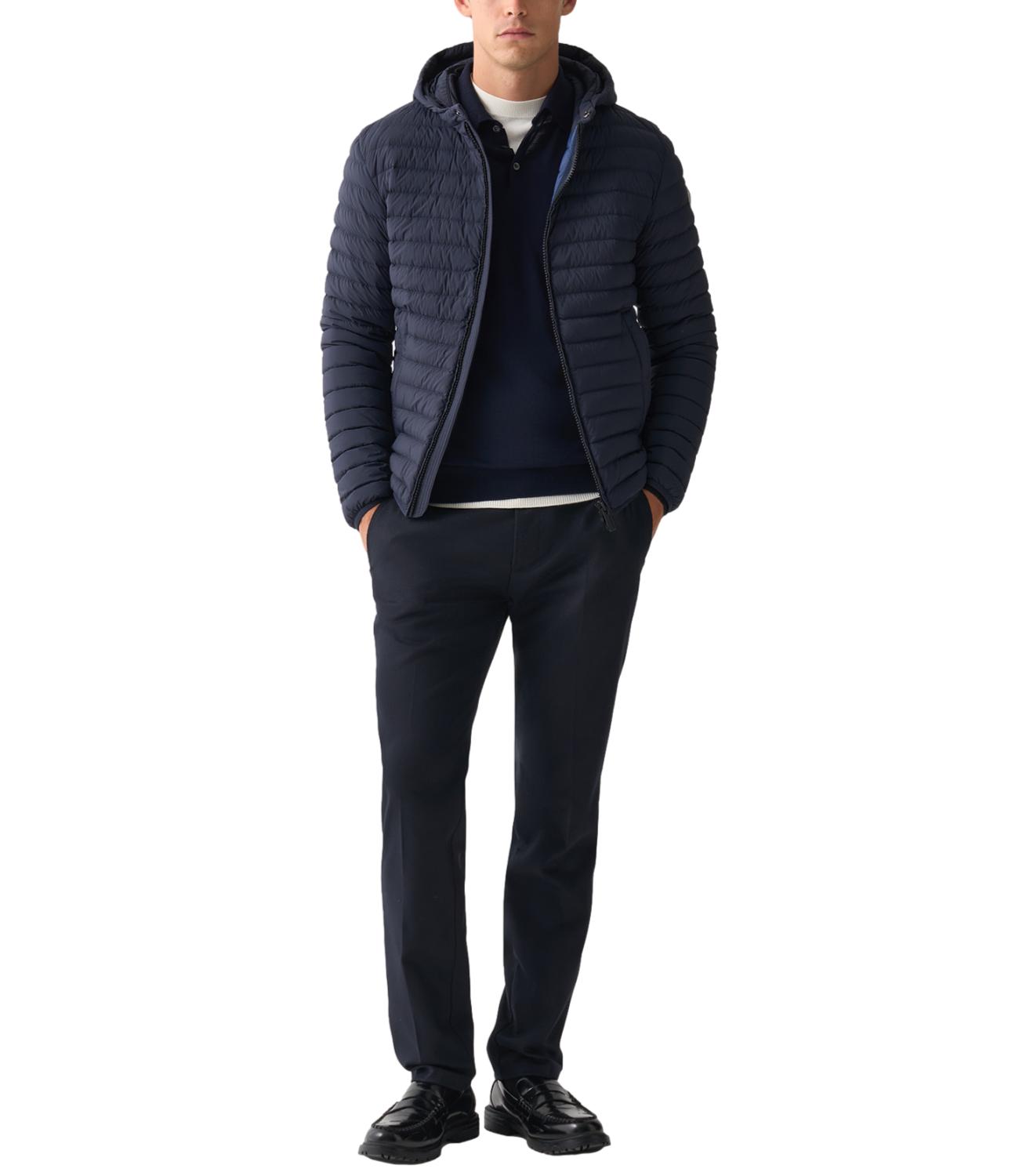 Hoodie Quilted Jacket,Natural Down Light Weight