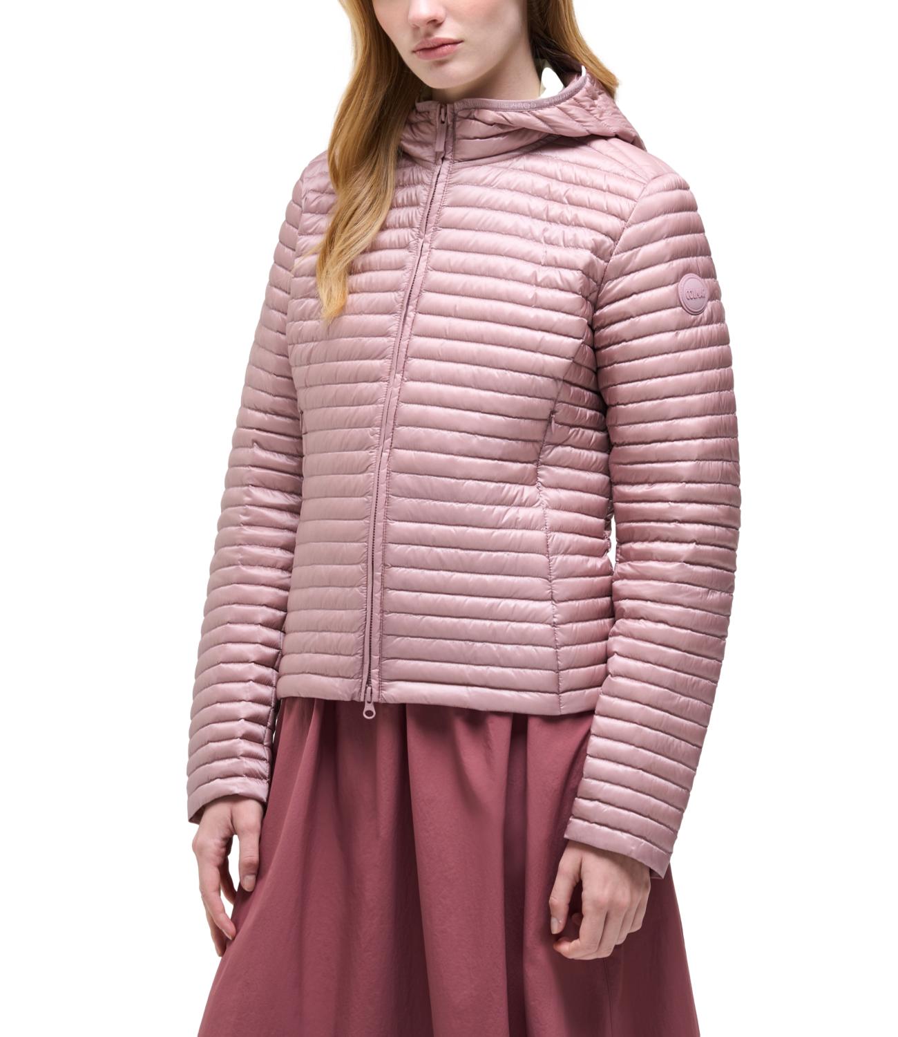 Quilted Jacket With Hood, Natural Down Light Weight