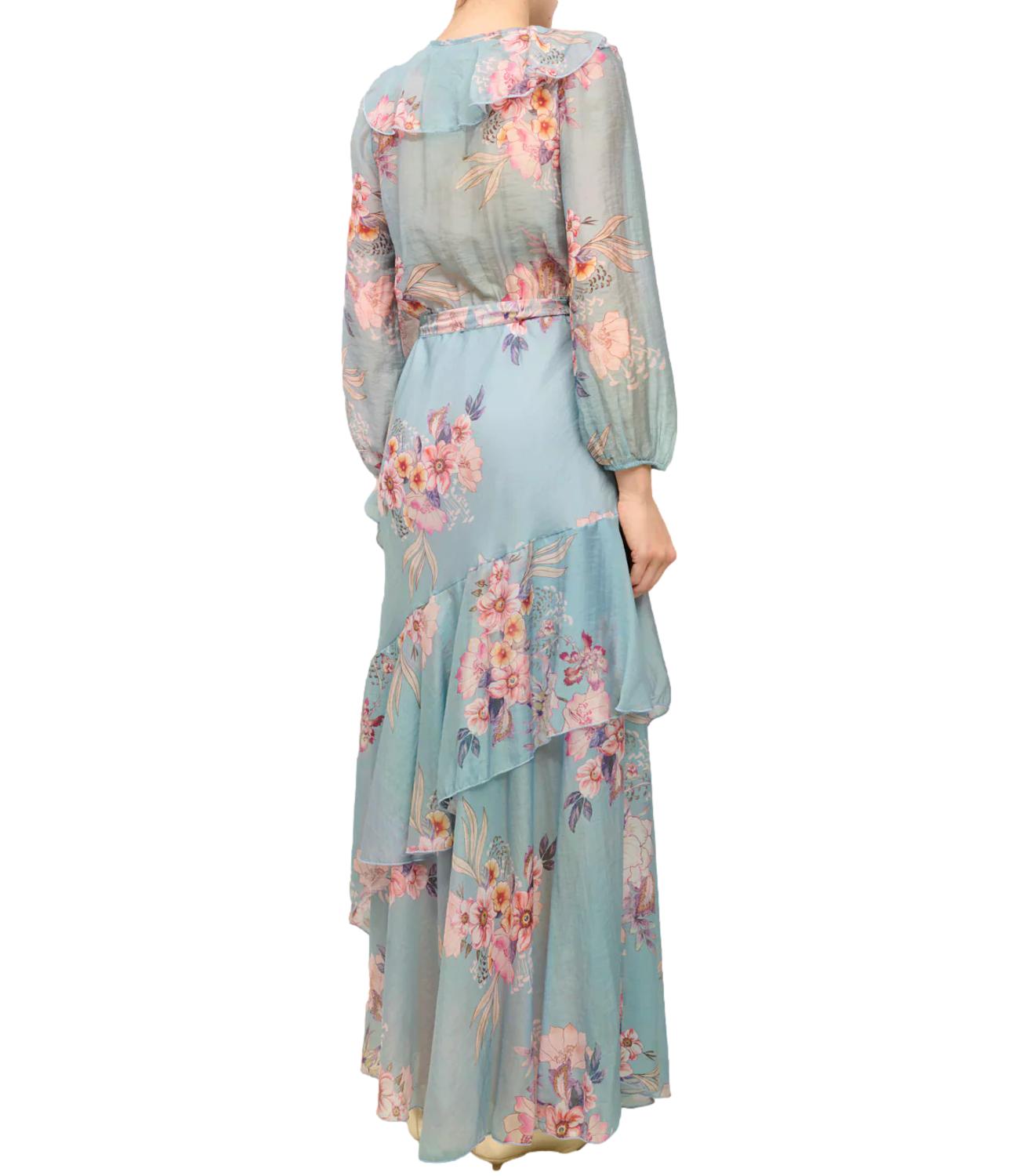 Dixie Abito Floreale Celeste Donna
