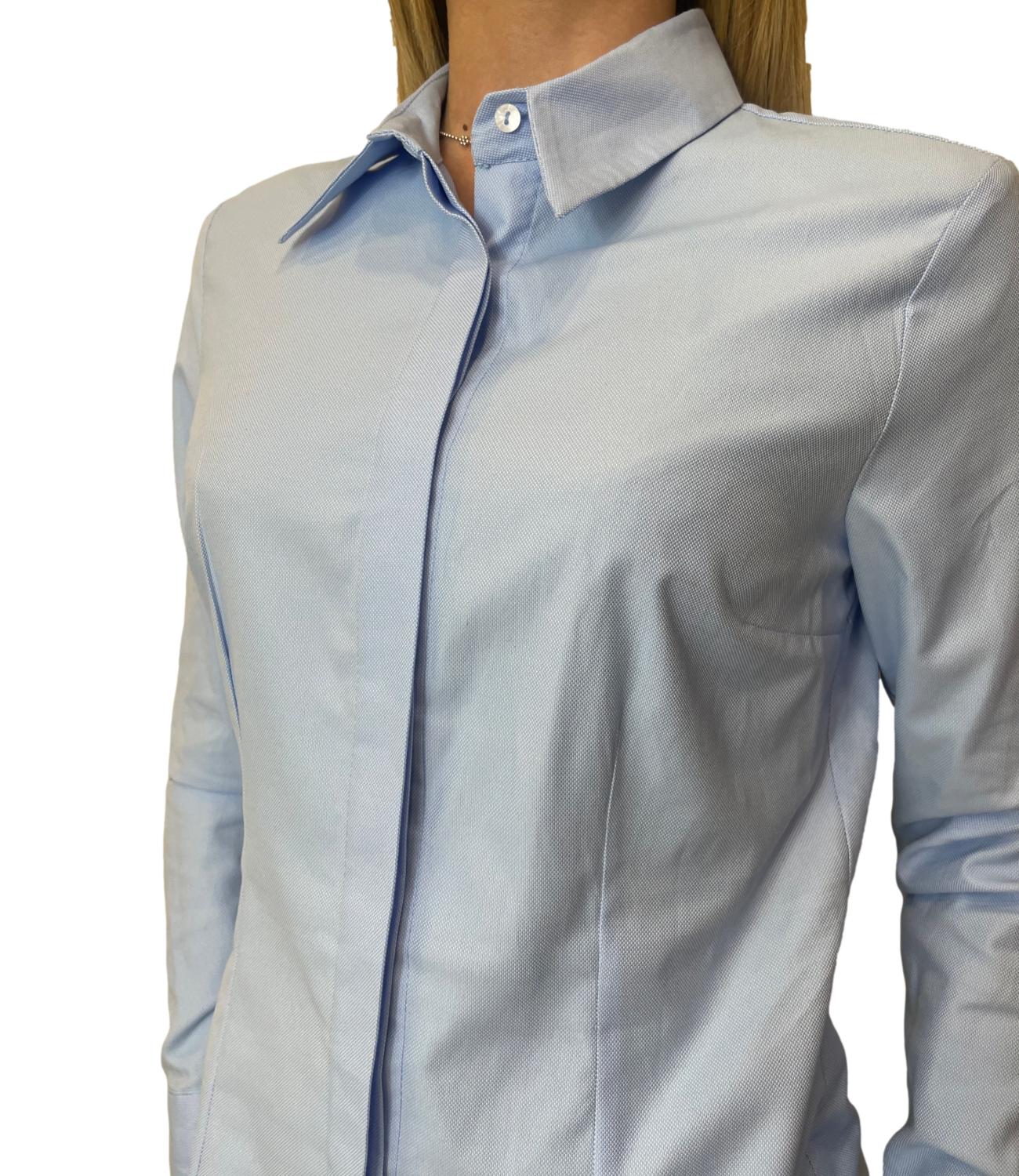 Dixie Camicia Slim Celeste Donna
