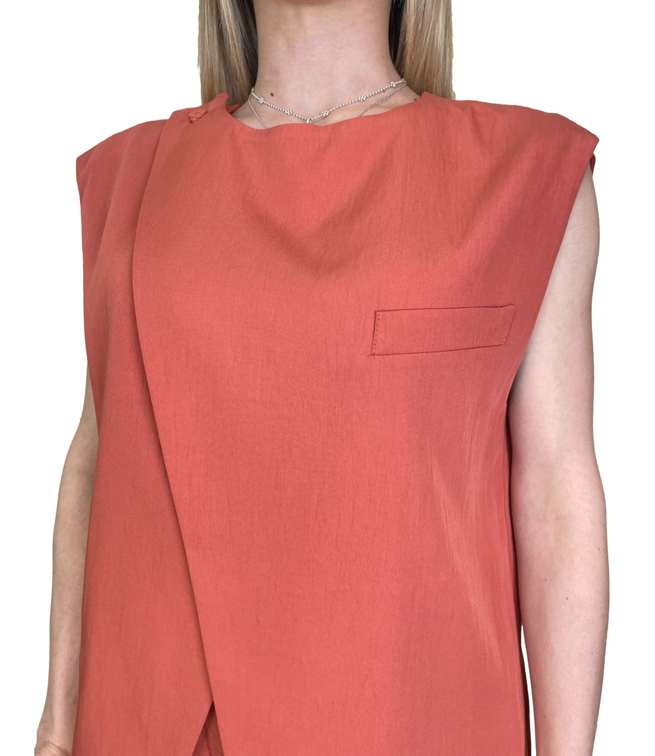 Dixie Gilet Rust Donna