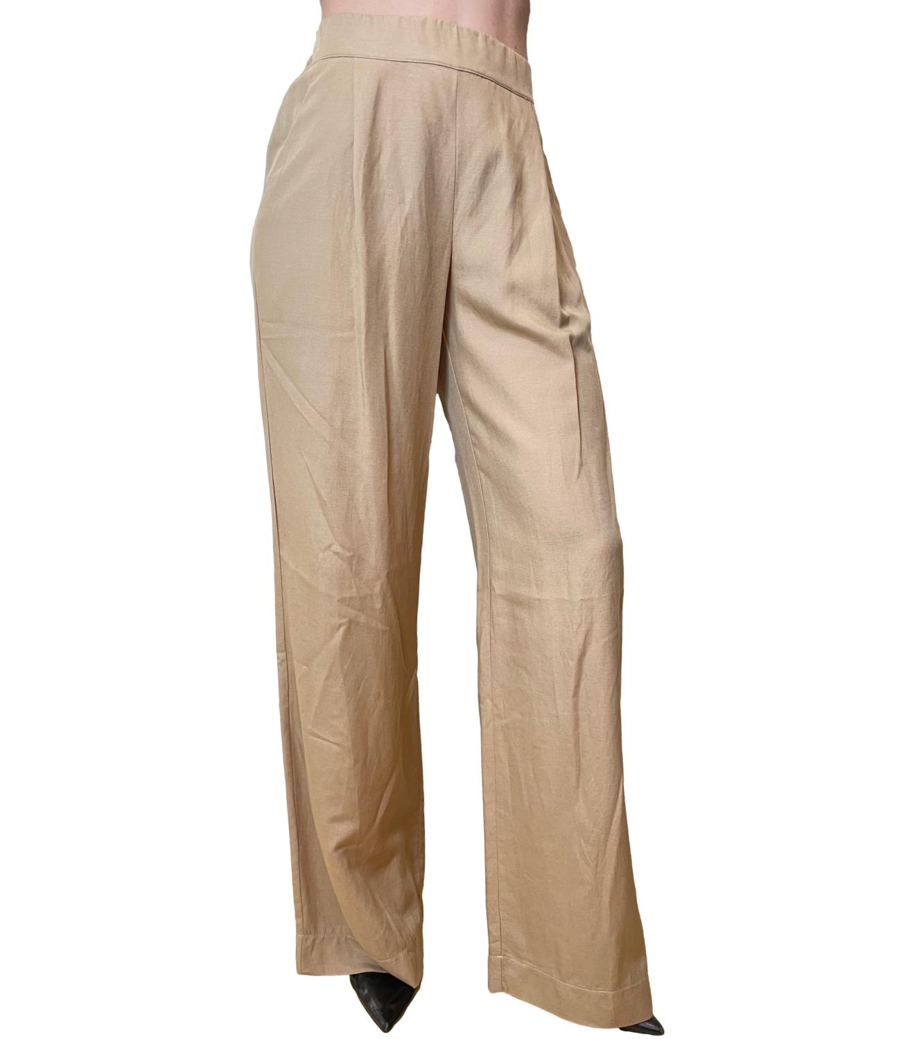 Dixie Pantalone Camel Donna
