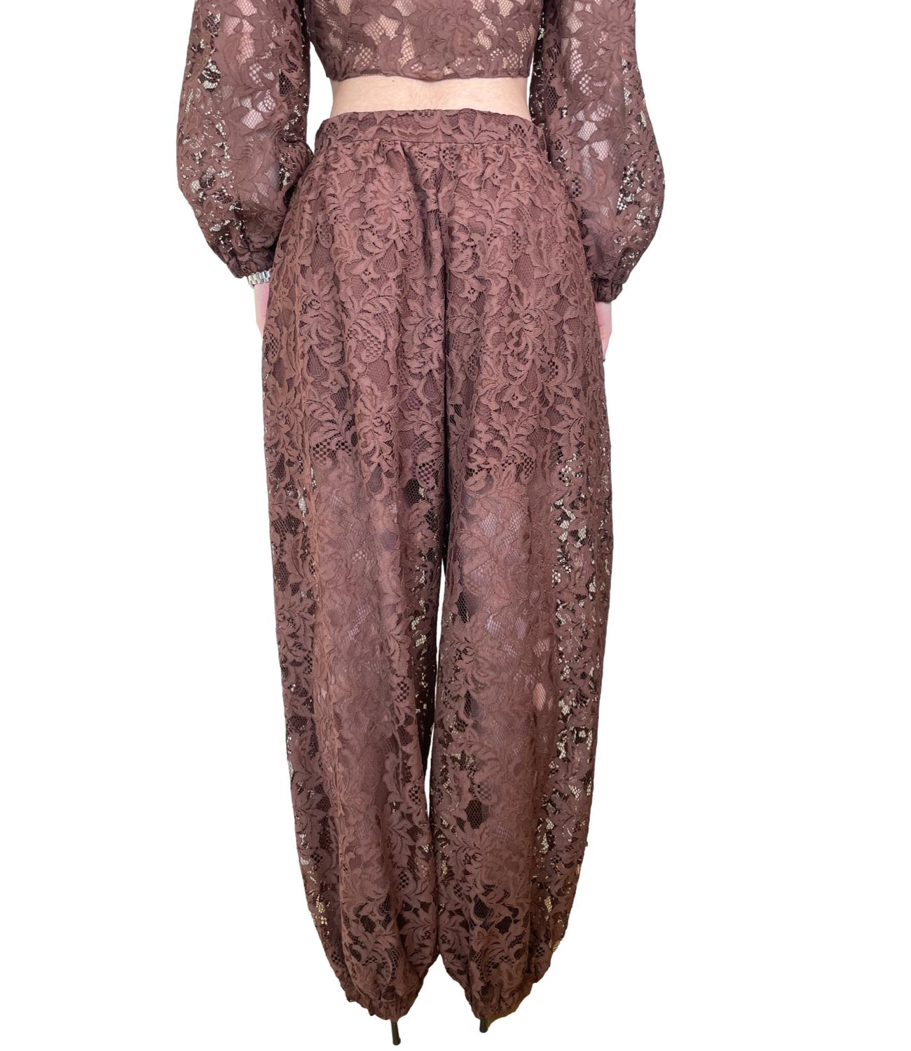 Dixie Pantalone Pizzo Moro Donna
