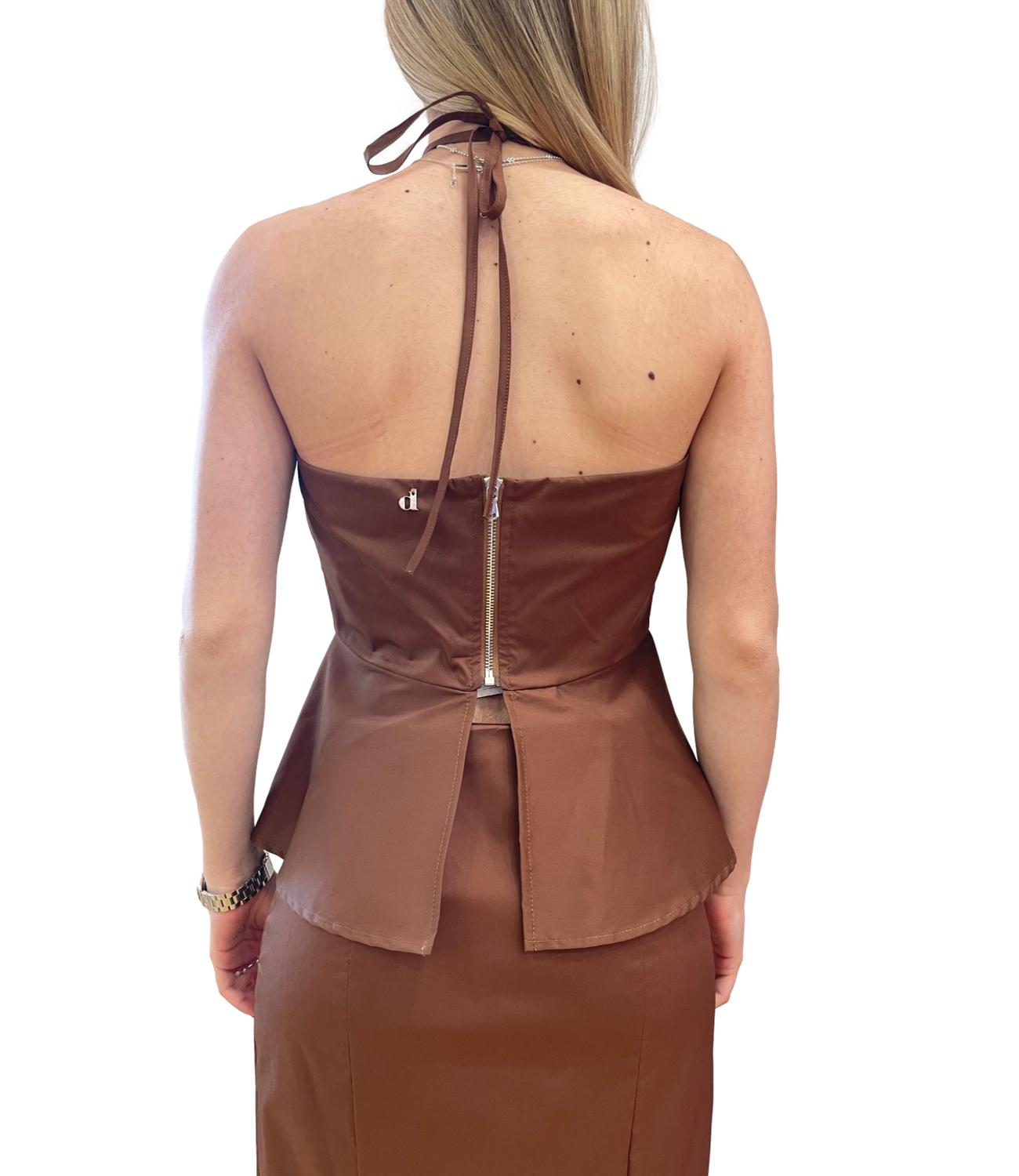 Dixie Top Cognac Donna
