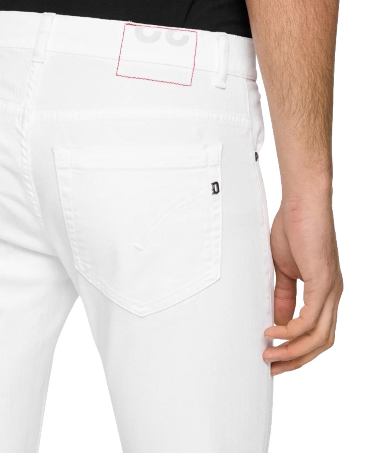 Pantalone George stretch bianco