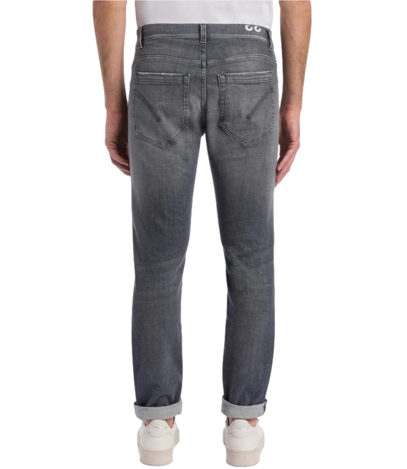 Dondup Jeans George skinny grigio uomo