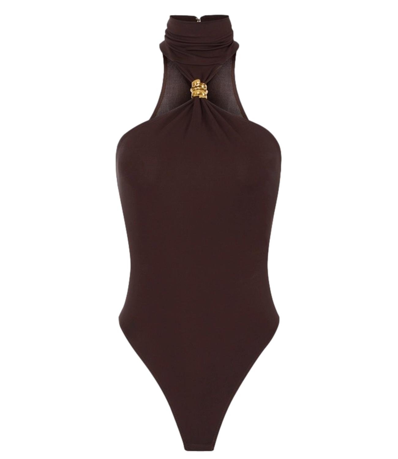 EF Body in jersey crêpe cioccolato donna