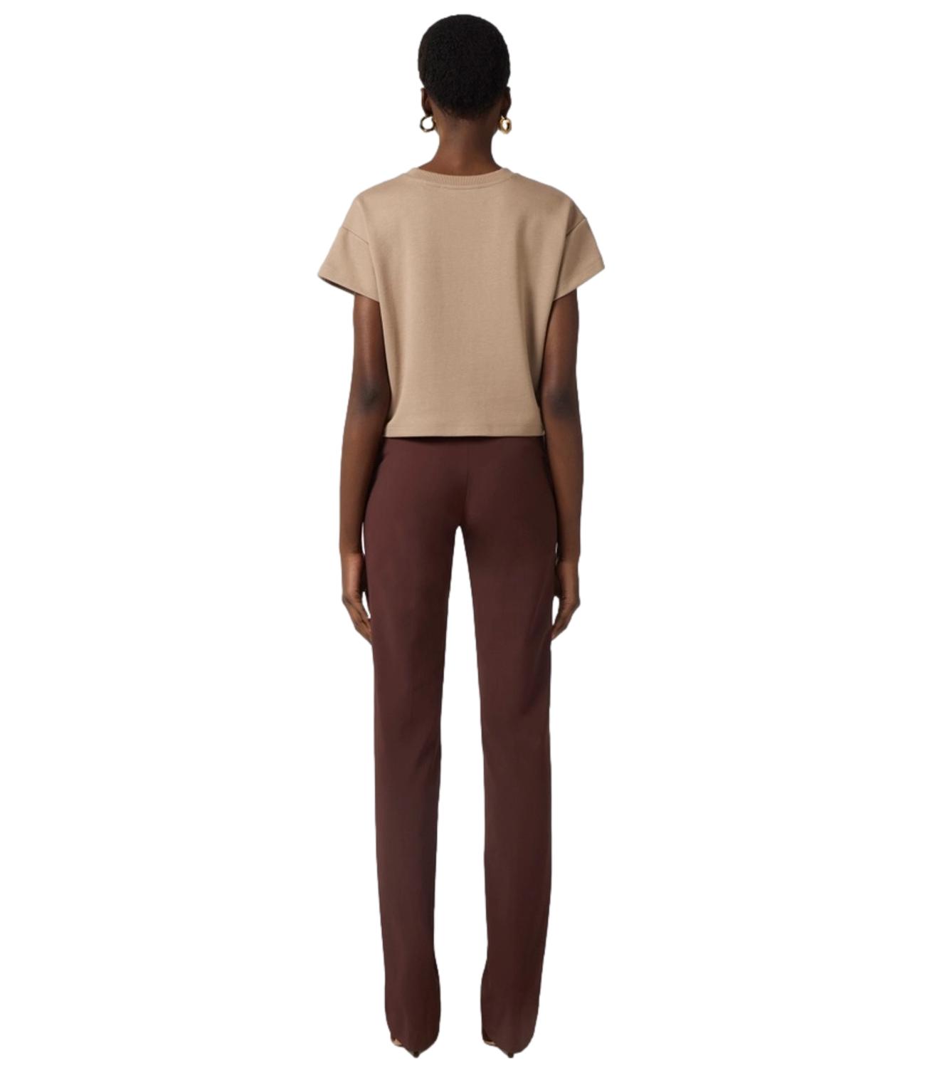 EF t-shirt marrone argilla donna