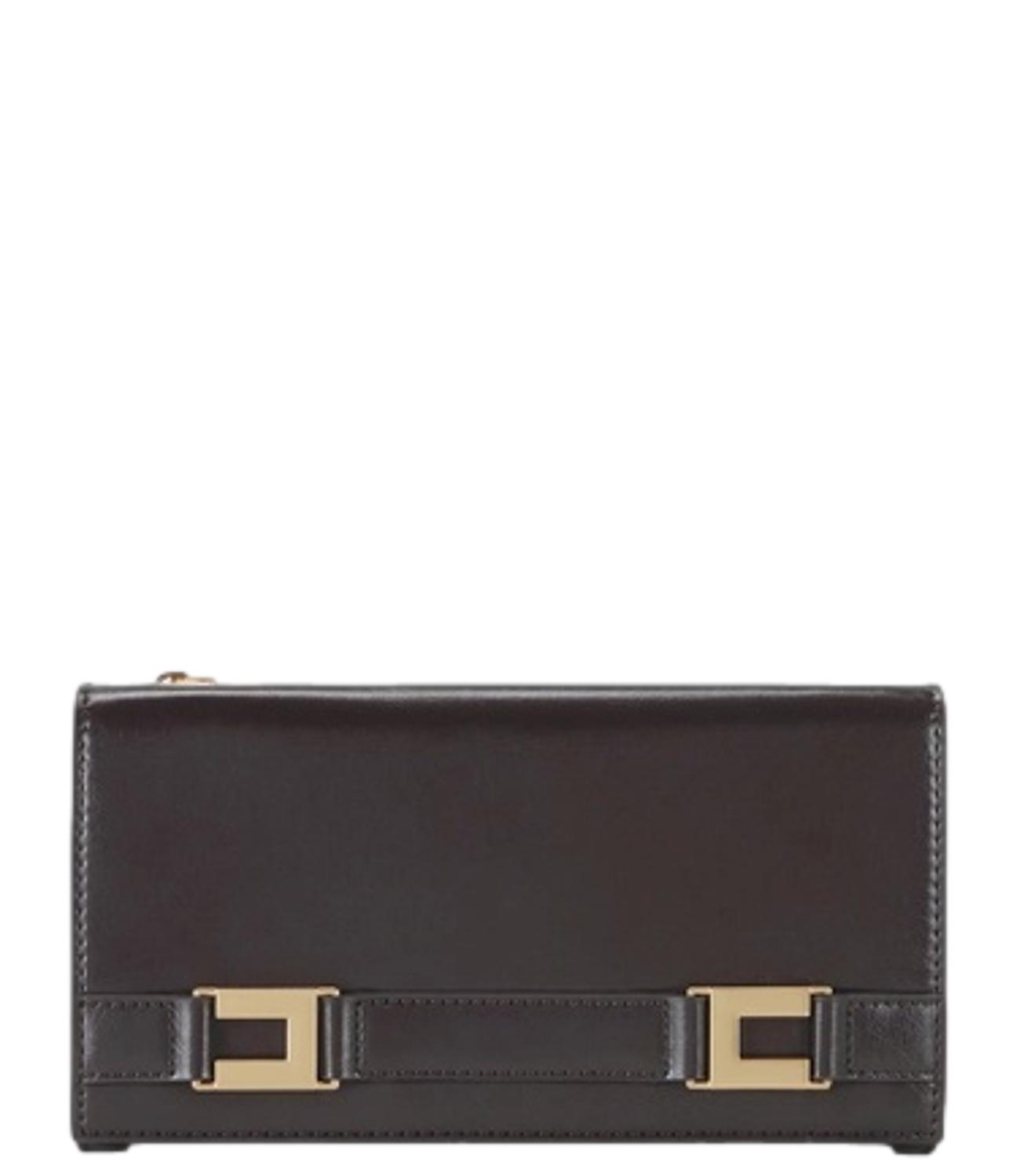 EF Portafoglio marrone cioccolato donna
