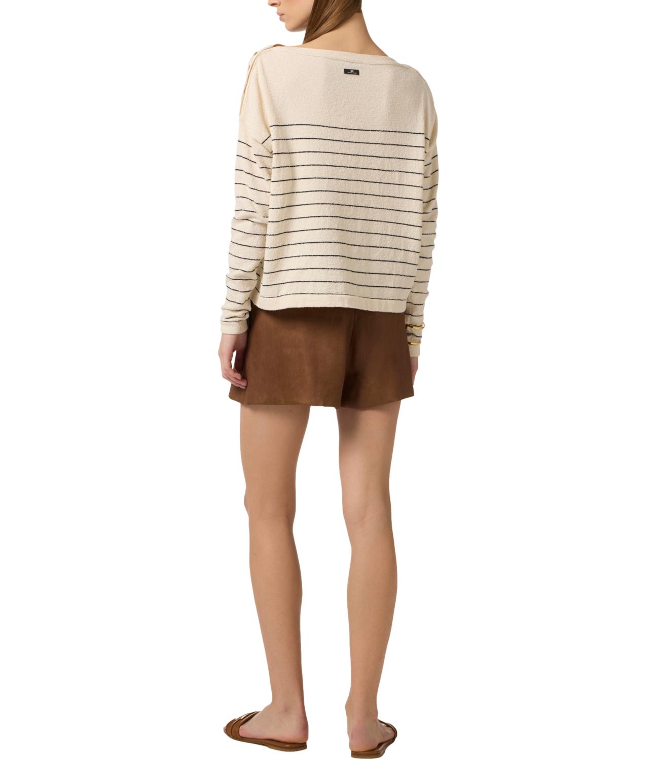 Elisabetta Franchi Shorts Cuoio Donna