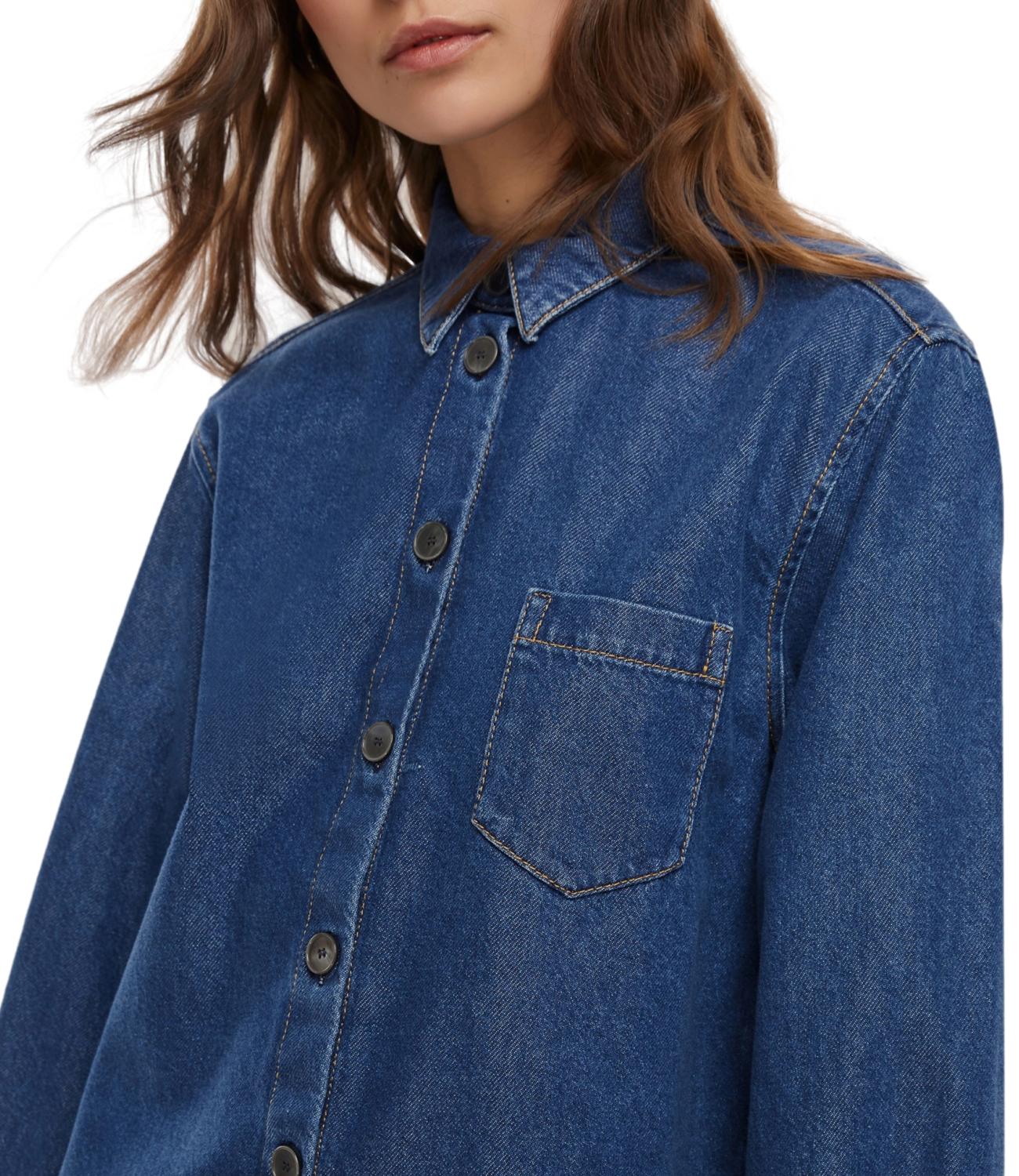 Emme Marella Camicia BEA Blu Denim Donna