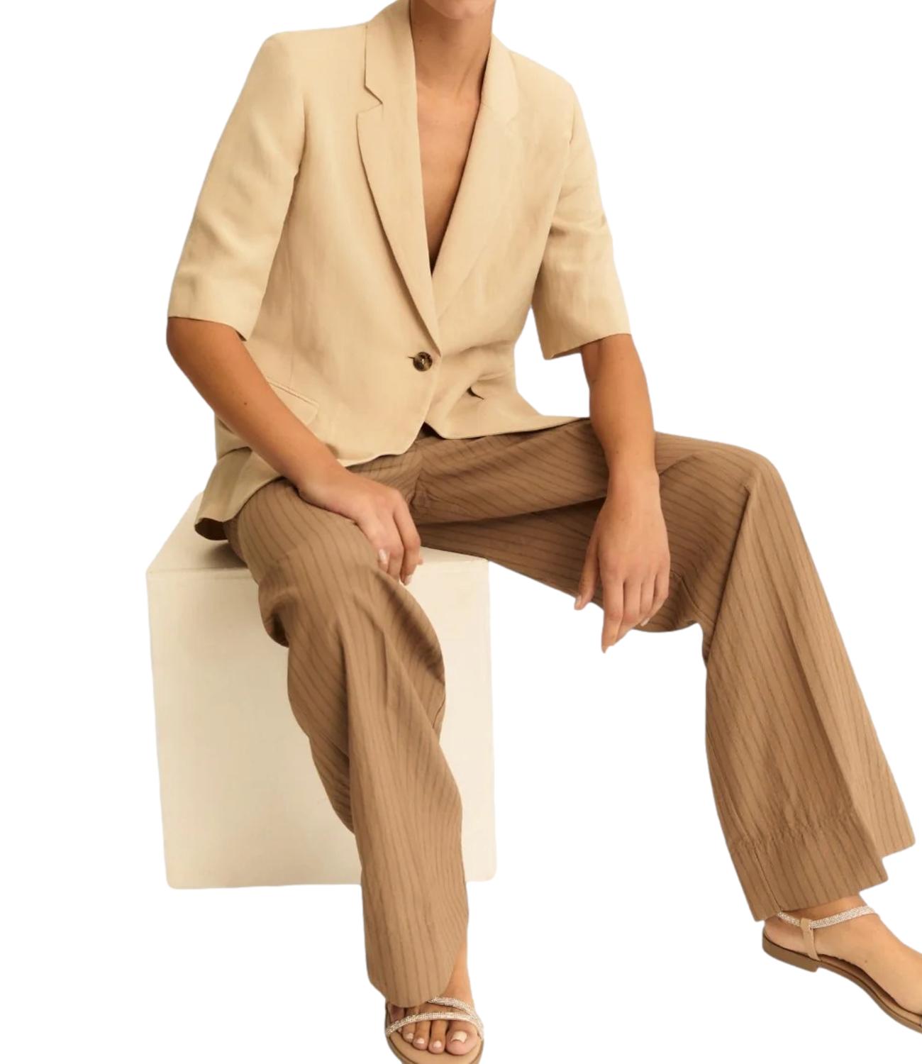 Emme Marella Giacca Emmcorone Beige Donna