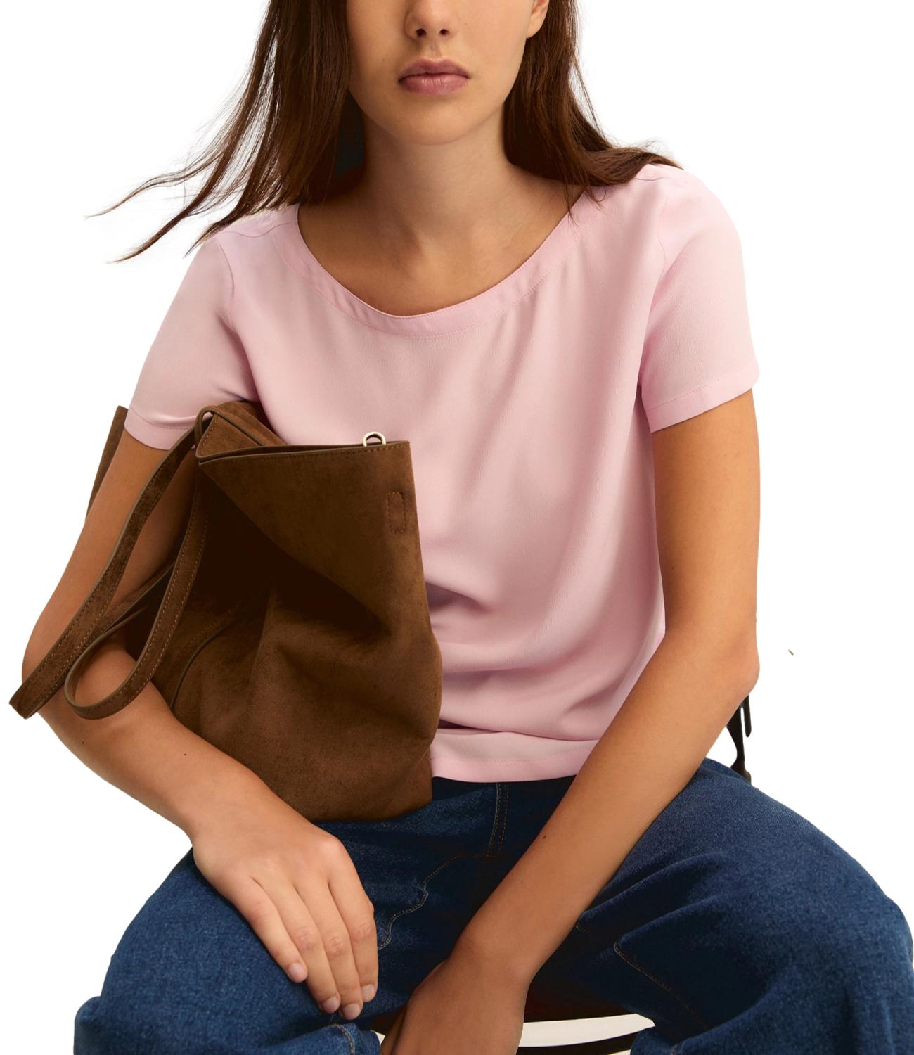 Emme Marella Blusa Emmcartone Rosa Donna