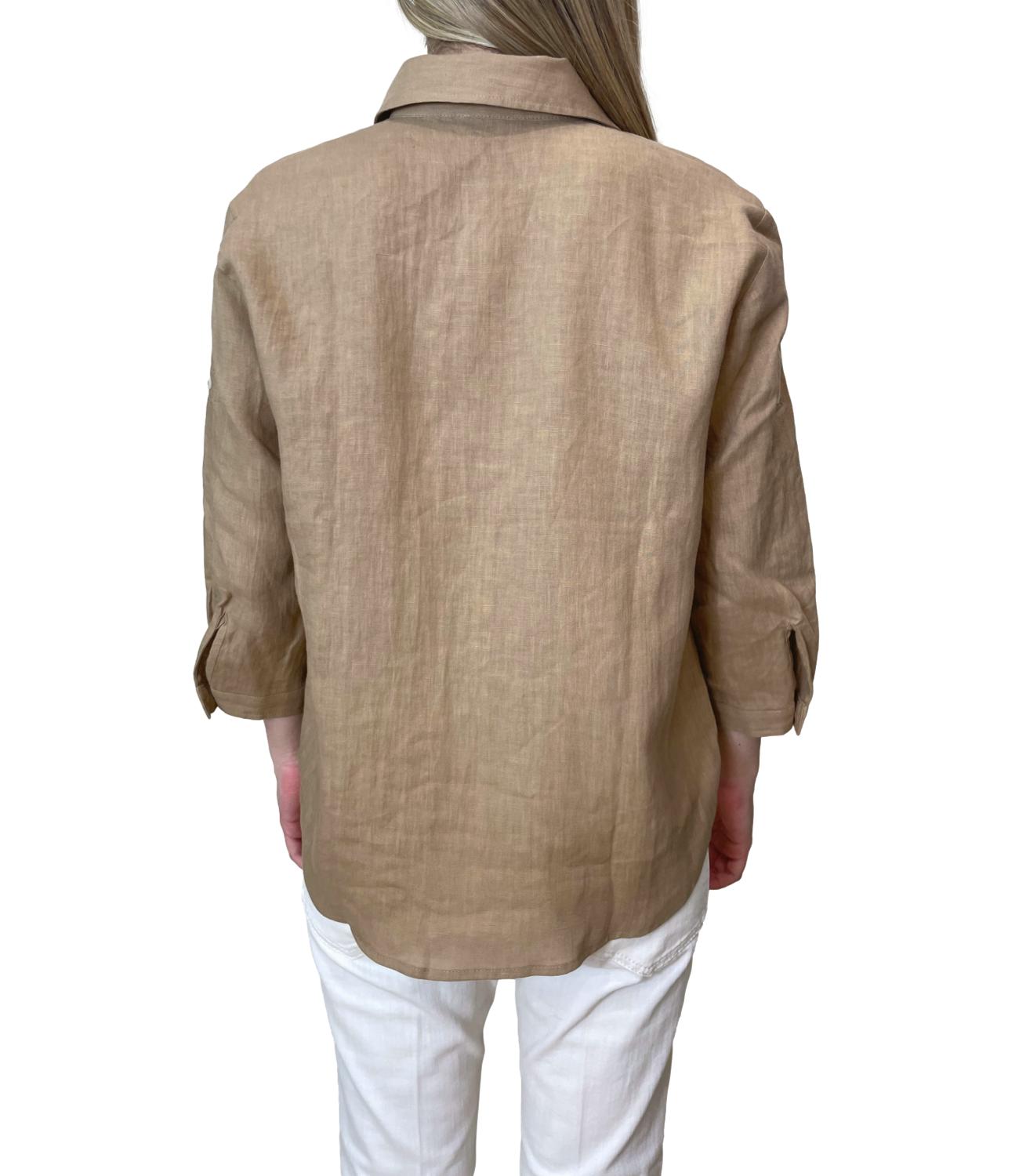 Emme Marella Camicia Emmgirello Ecru Donna