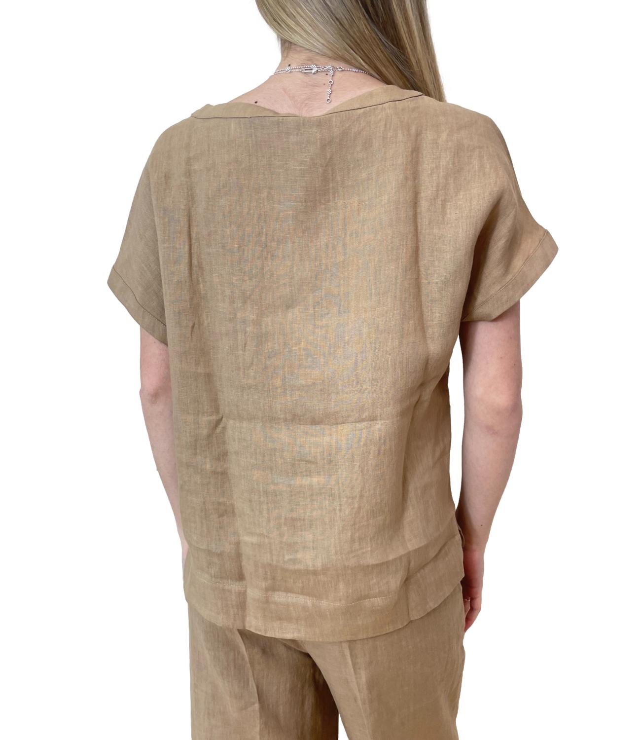 Emme Marella camicia Emmgeyser ecru donna