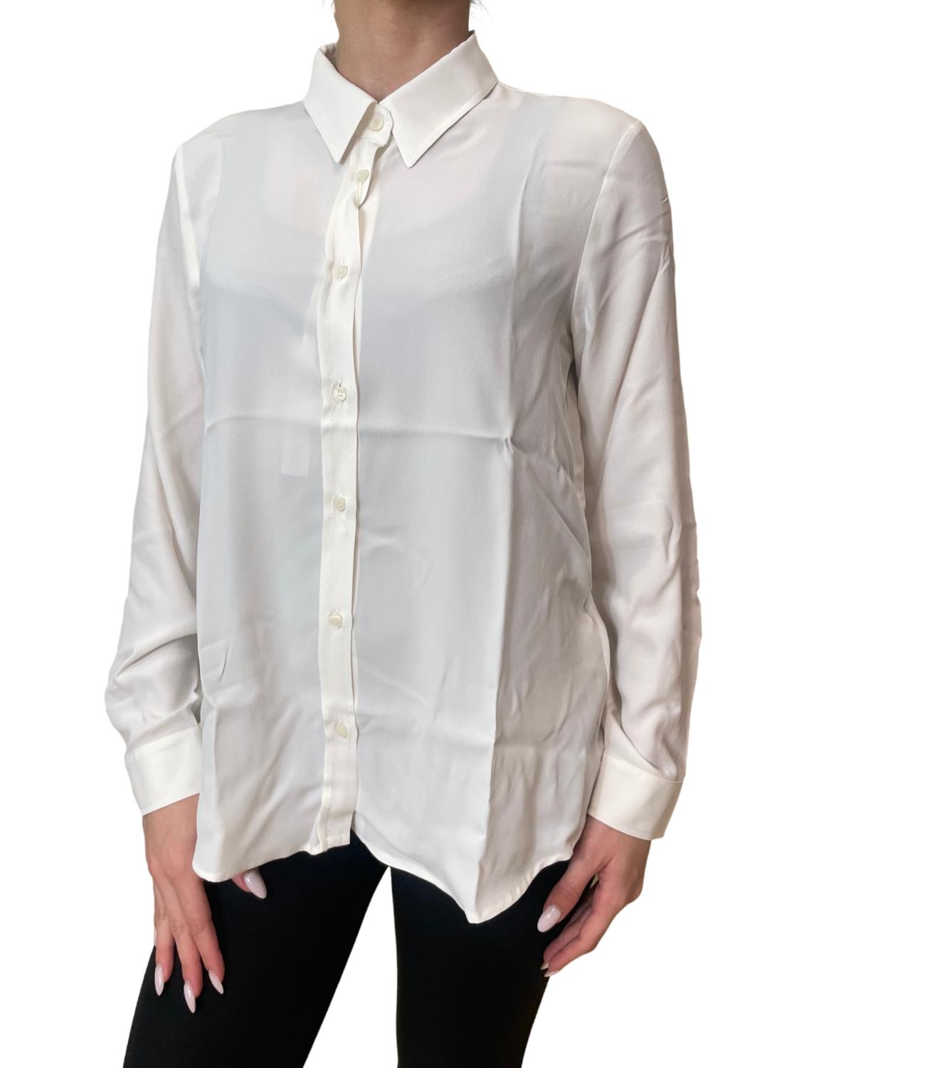Emme Marella Camicia Emmfaro Bianco Lana Donna