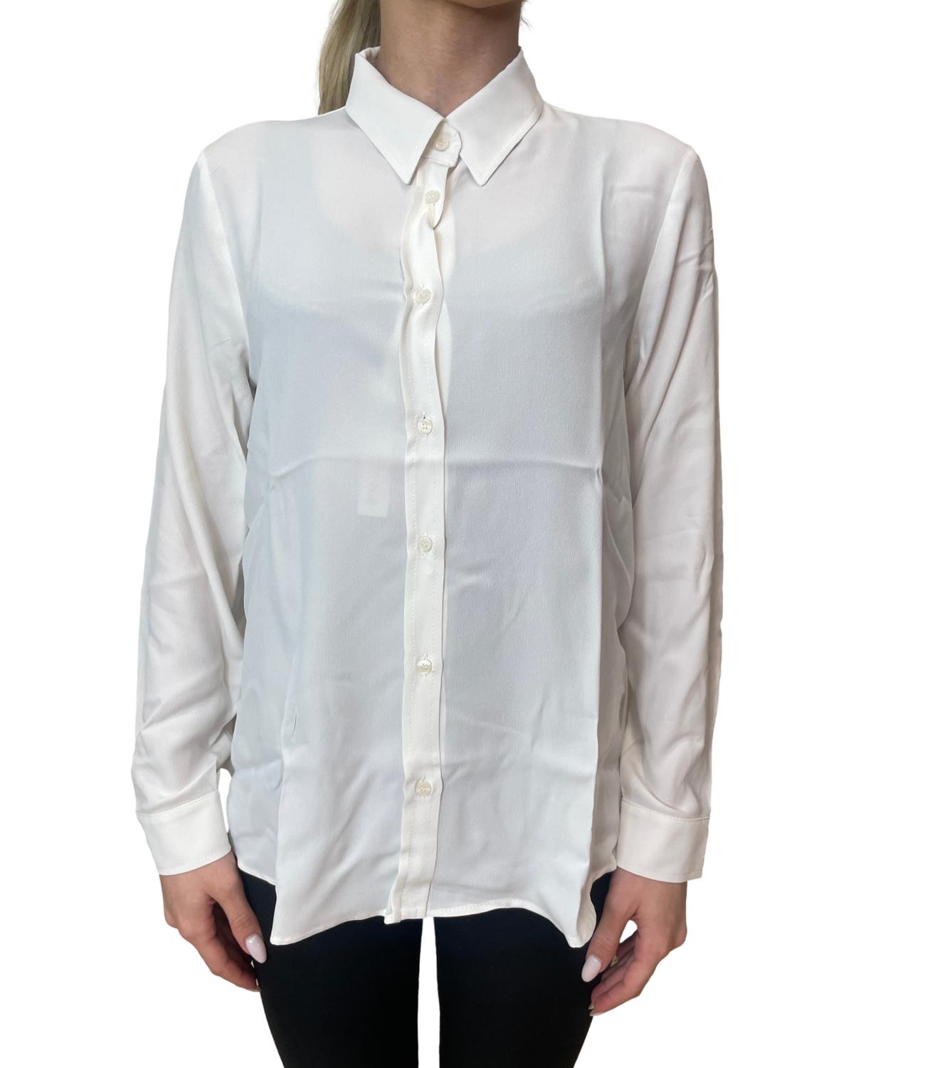Emme Marella Camicia Emmfaro Bianco Lana Donna