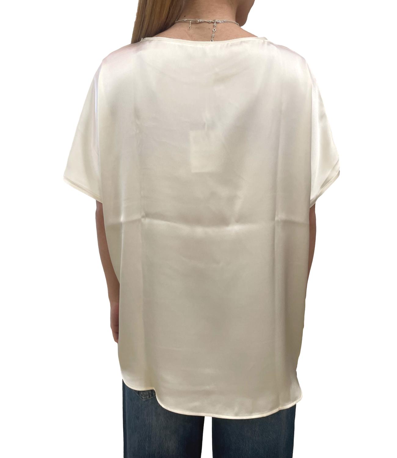 Emme Marella Camicia Emmranghi Bianco Lana Donna