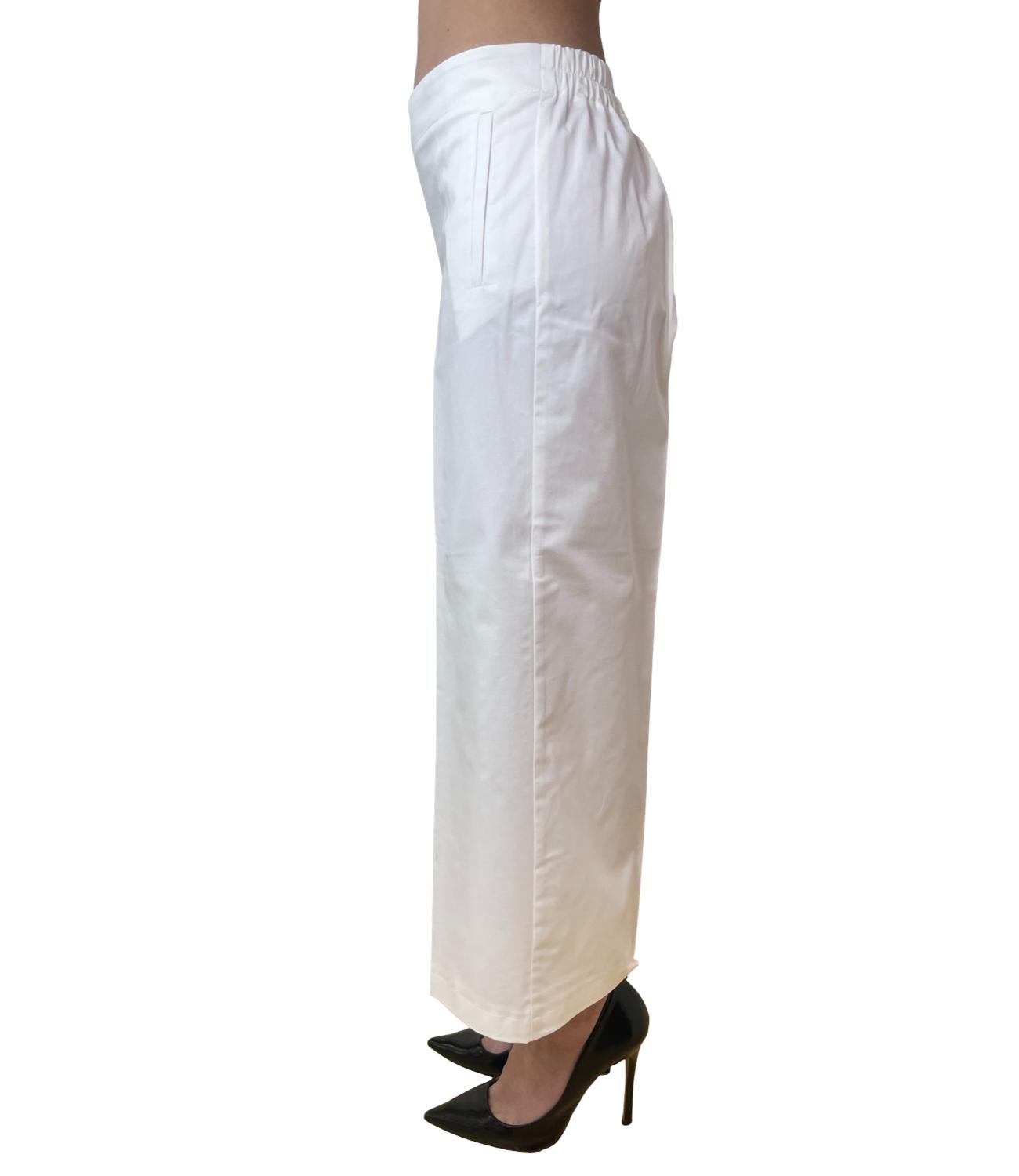 Emme Marella pantalone Emmdischi bianco donna