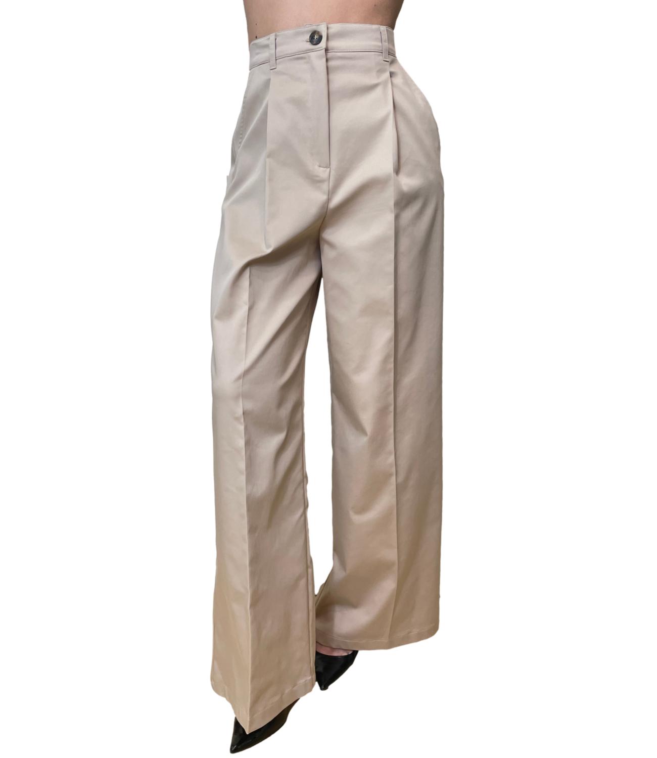 Emme Marella Pantaloni Emmaceri Beige Donna