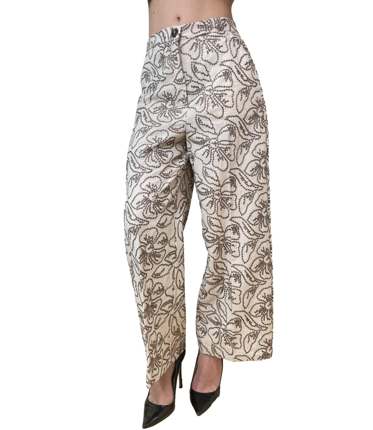 Emme Marella pantalone Emmtempra tortora donna