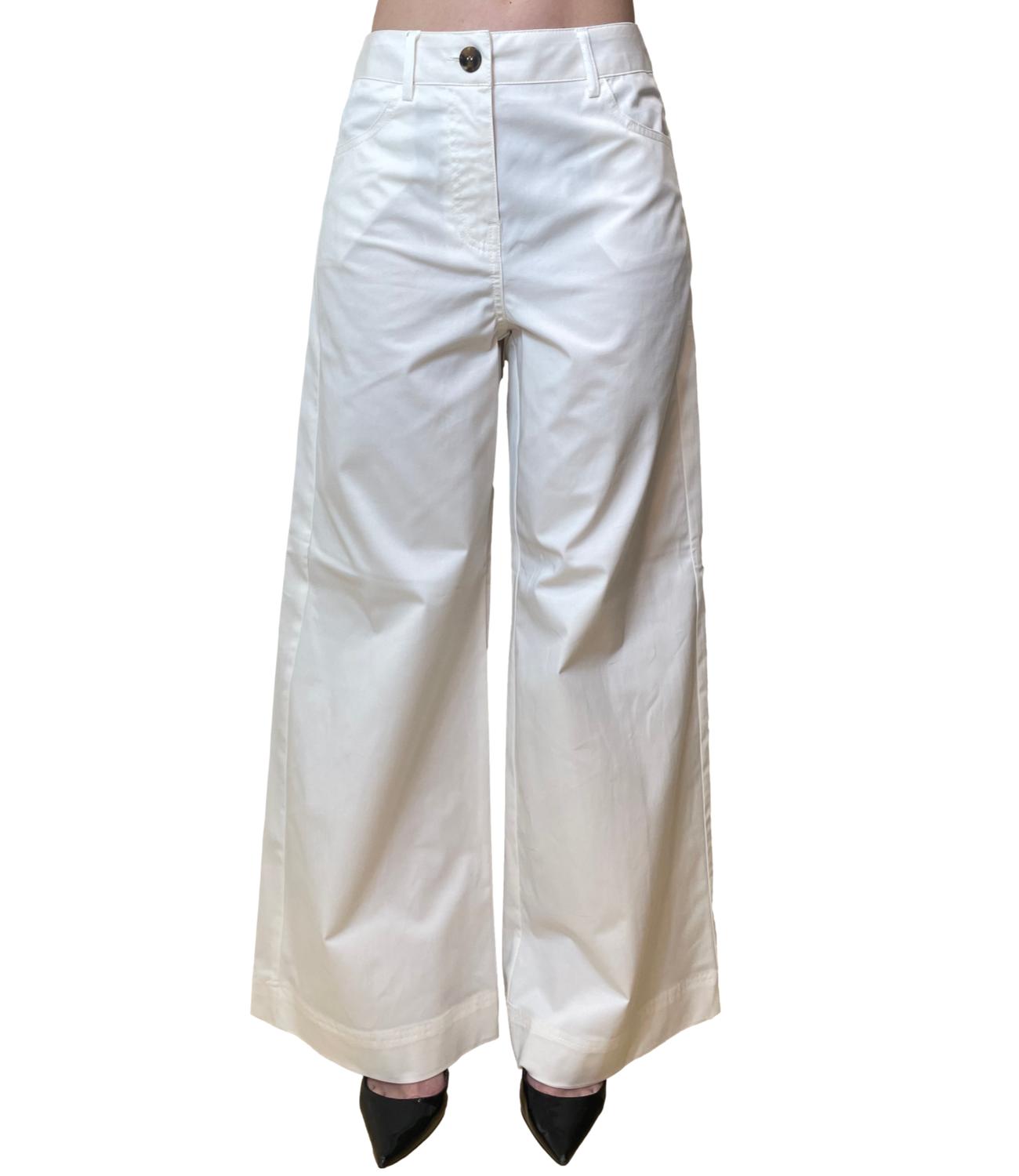 Emme Marella Pantalone Emmrive Bianco Donna