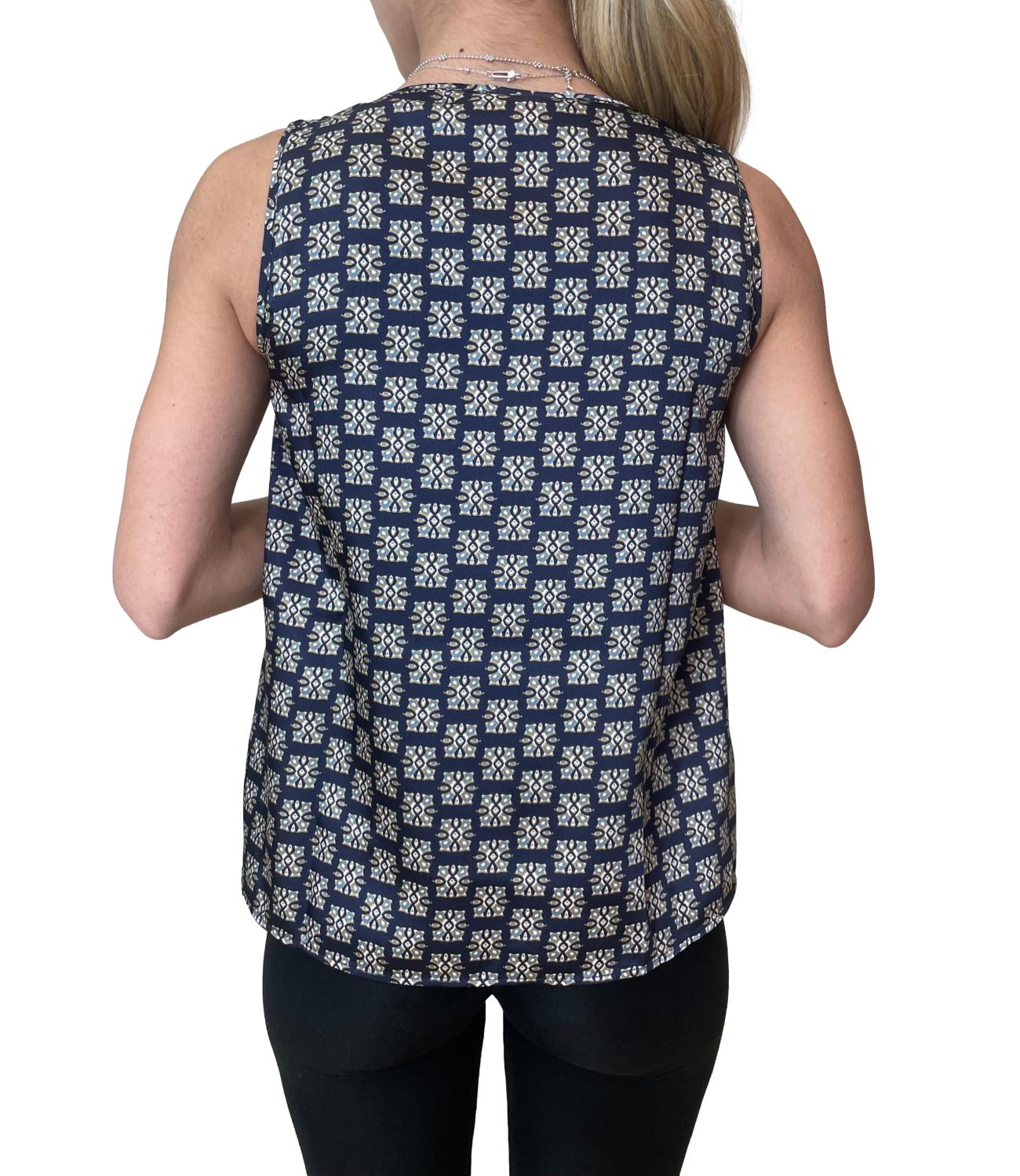 Emme Marella Top Emmcresta Blu Donna
