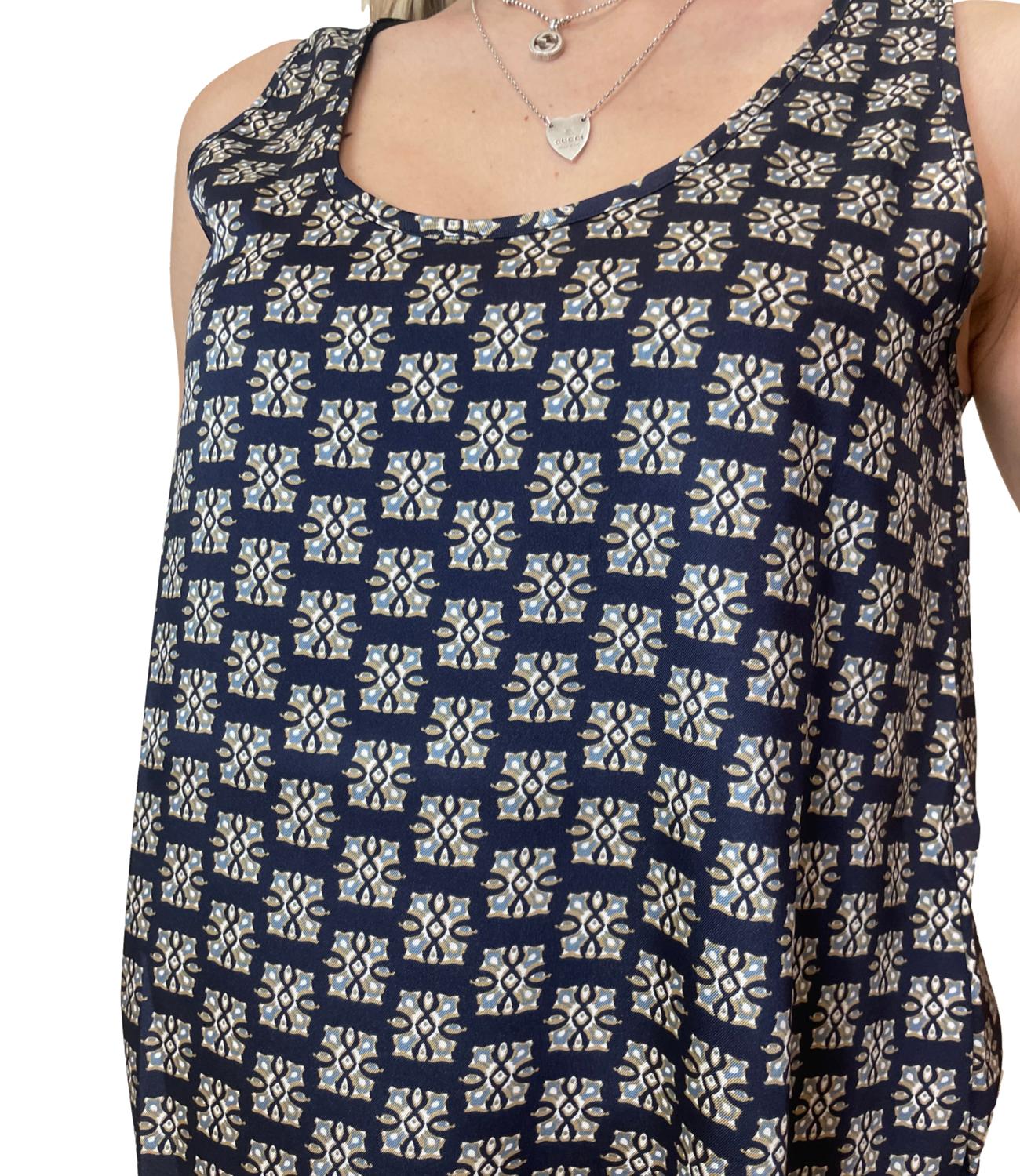 Emme Marella Top Emmcresta Blu Donna