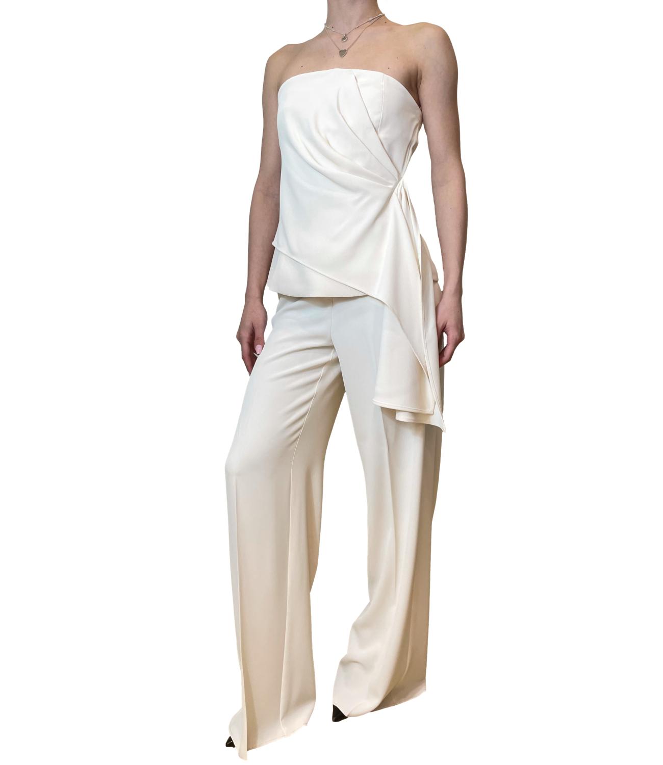 Emme Marella Completo Emmnido Bianco Lana Donna