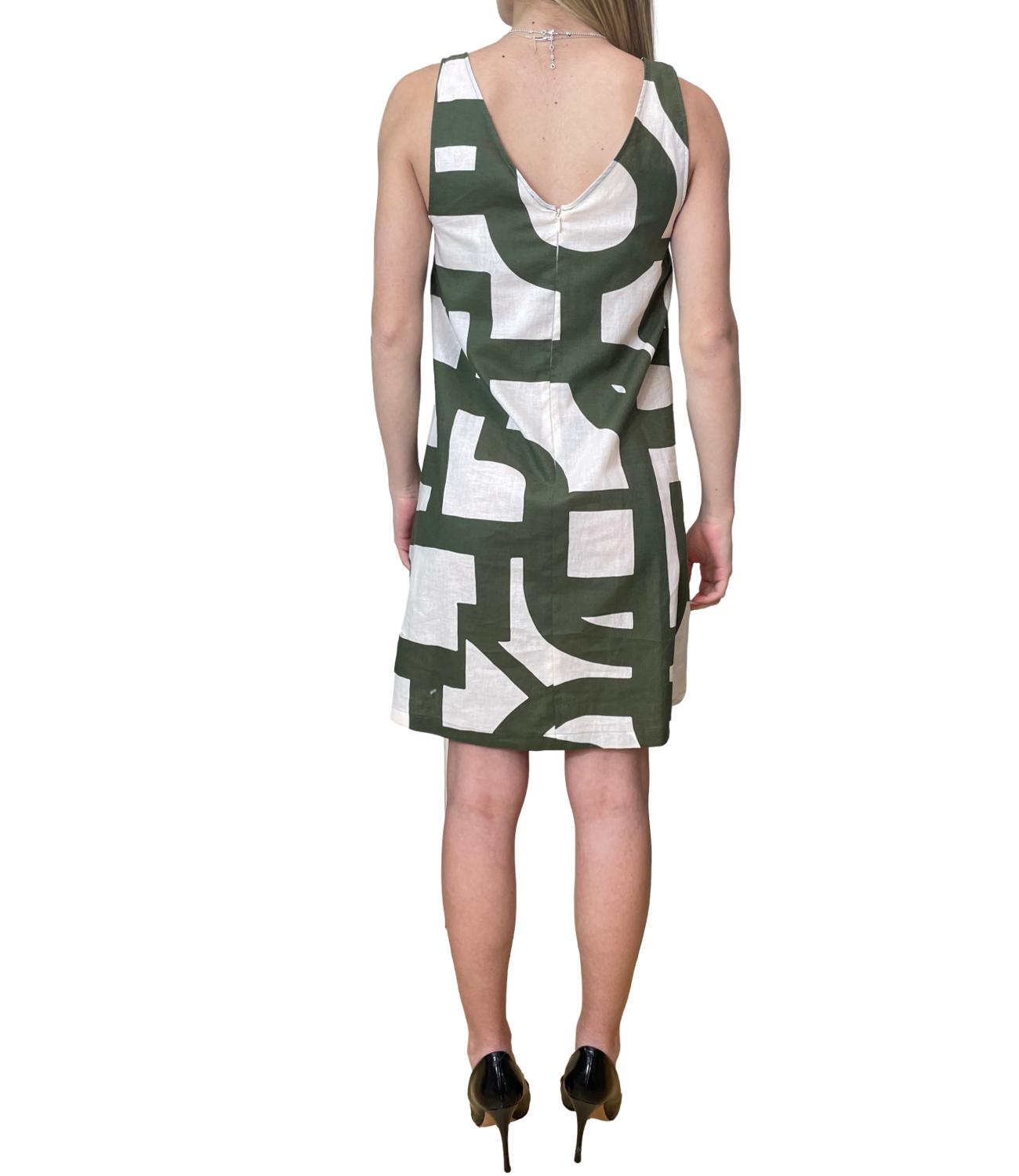 Emme Marella Abito Emmbiavo Verde Militare Donna