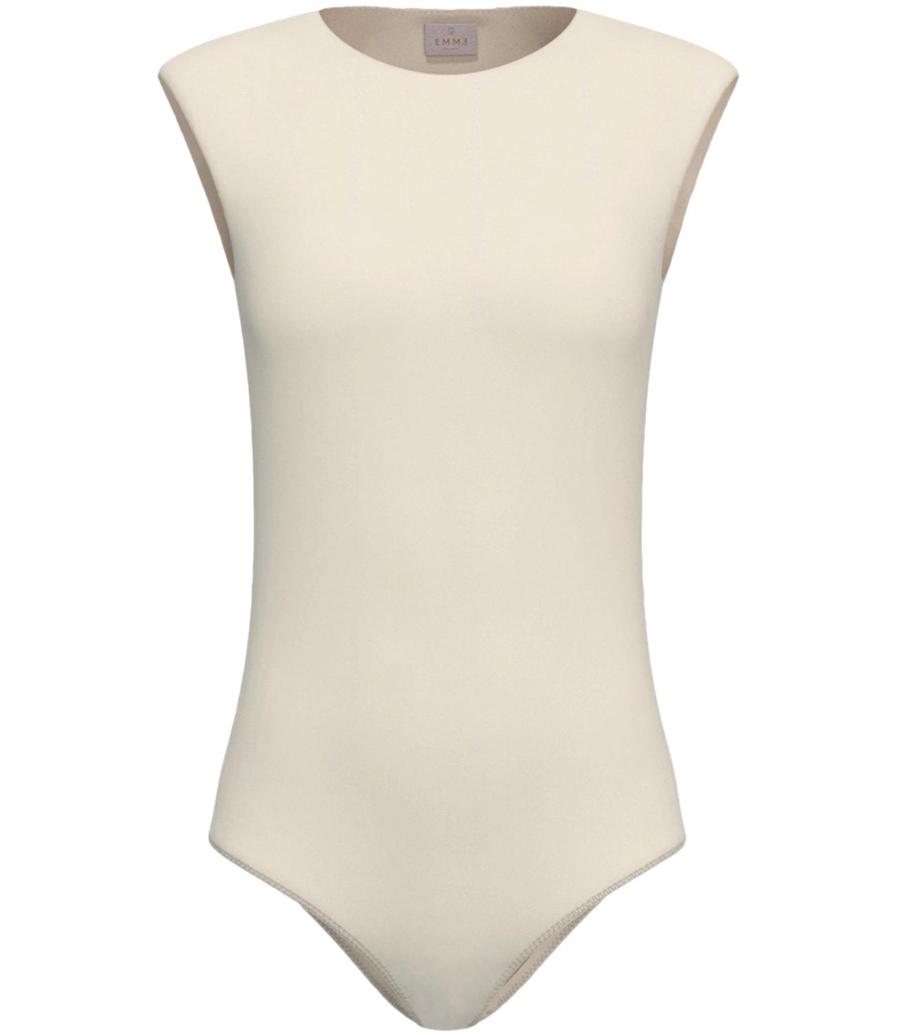 Emme Marella Body Emmvigile Bianco Lana Donna