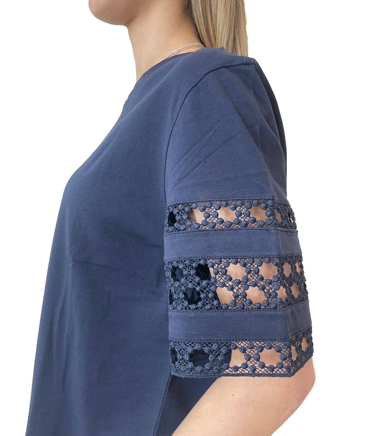 Emme Marella t-shier Emmape blu notte donna