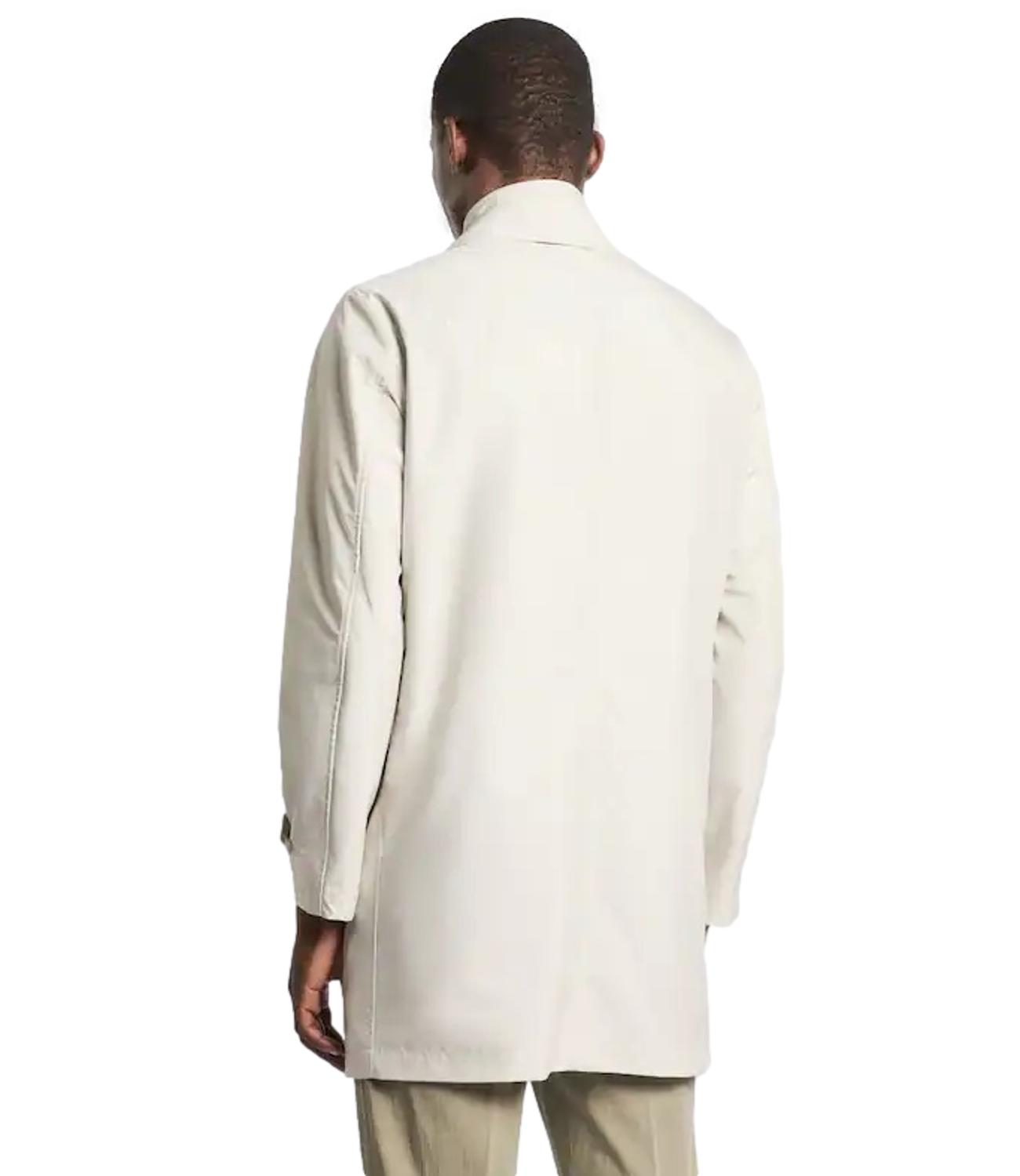 Fay cappotto Morning Coat in Popeline Tecnico beige