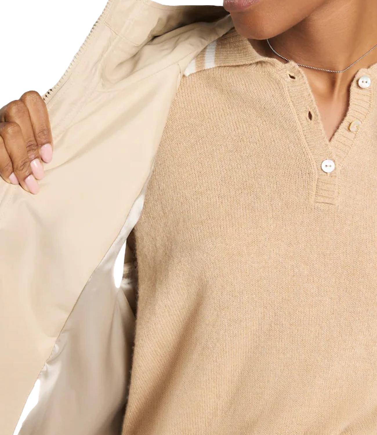 Fay Parka Corto in Popeline Tecnico beige donna
