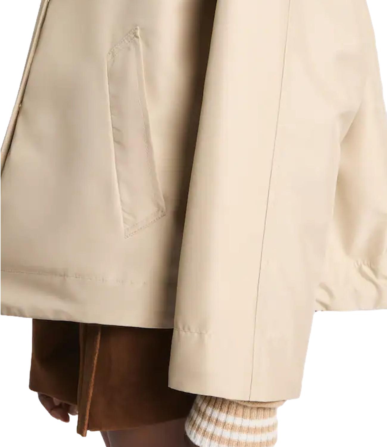 Fay Parka Corto in Popeline Tecnico beige donna