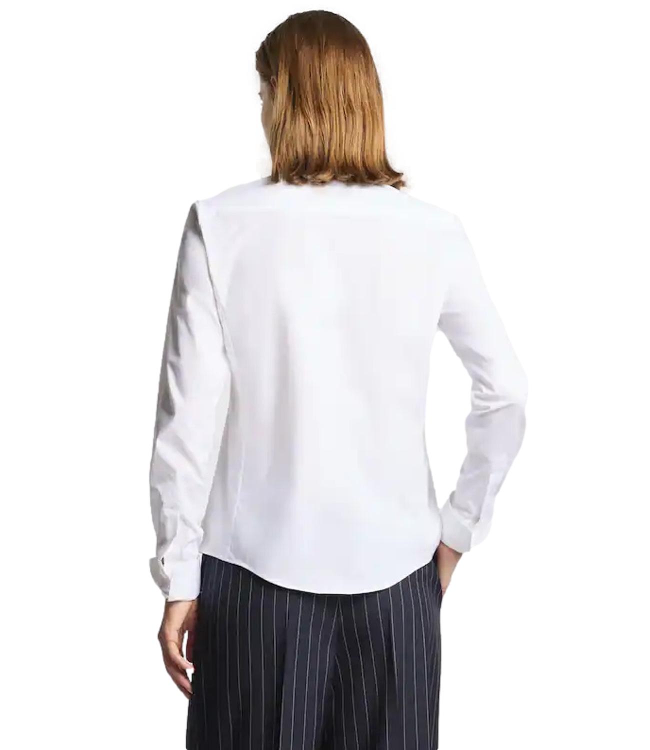 Fay Camicia in Popeline Stretch bianca da donna