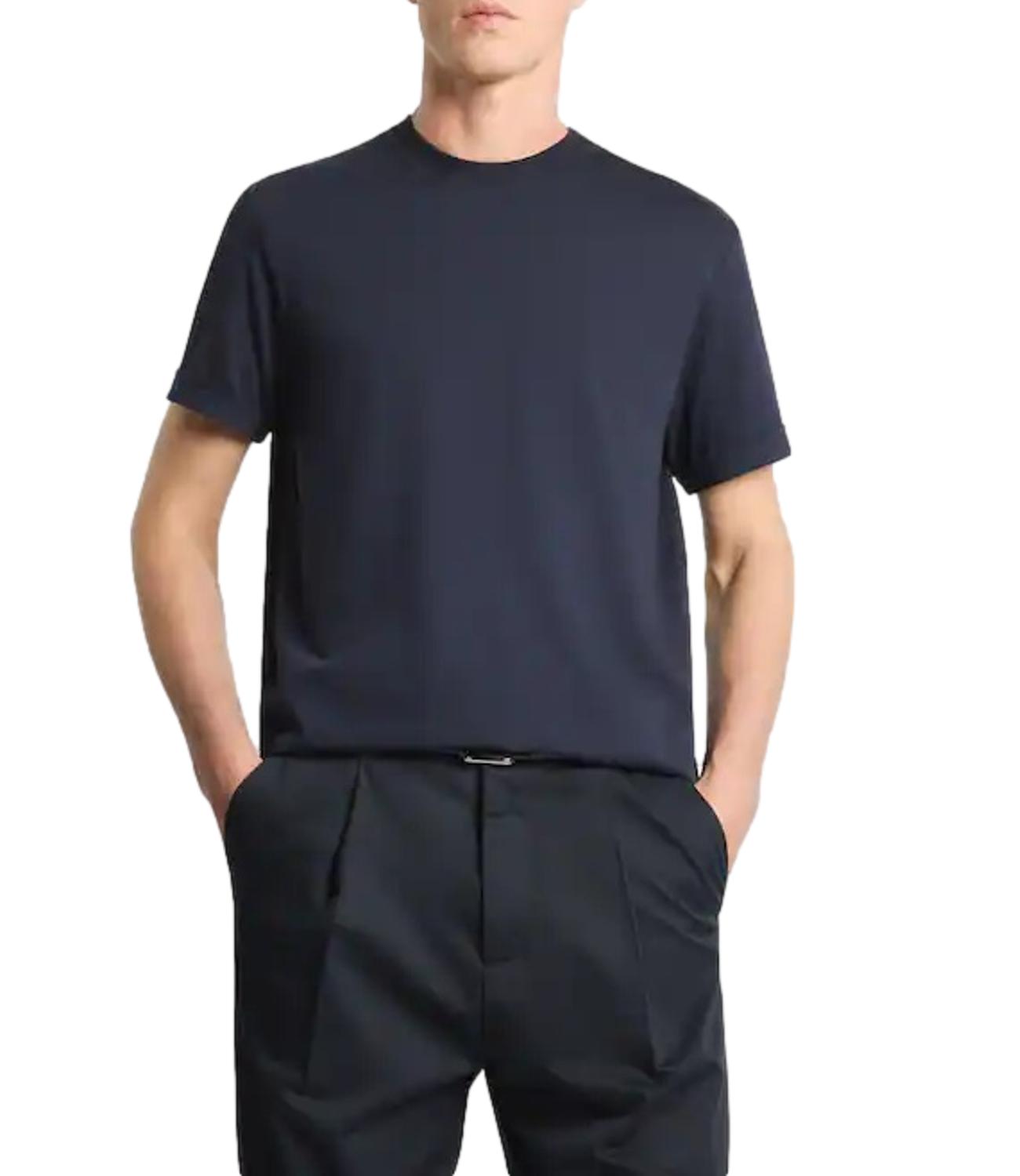 Fay T-shirt in Jersey di Cotone blu uomo