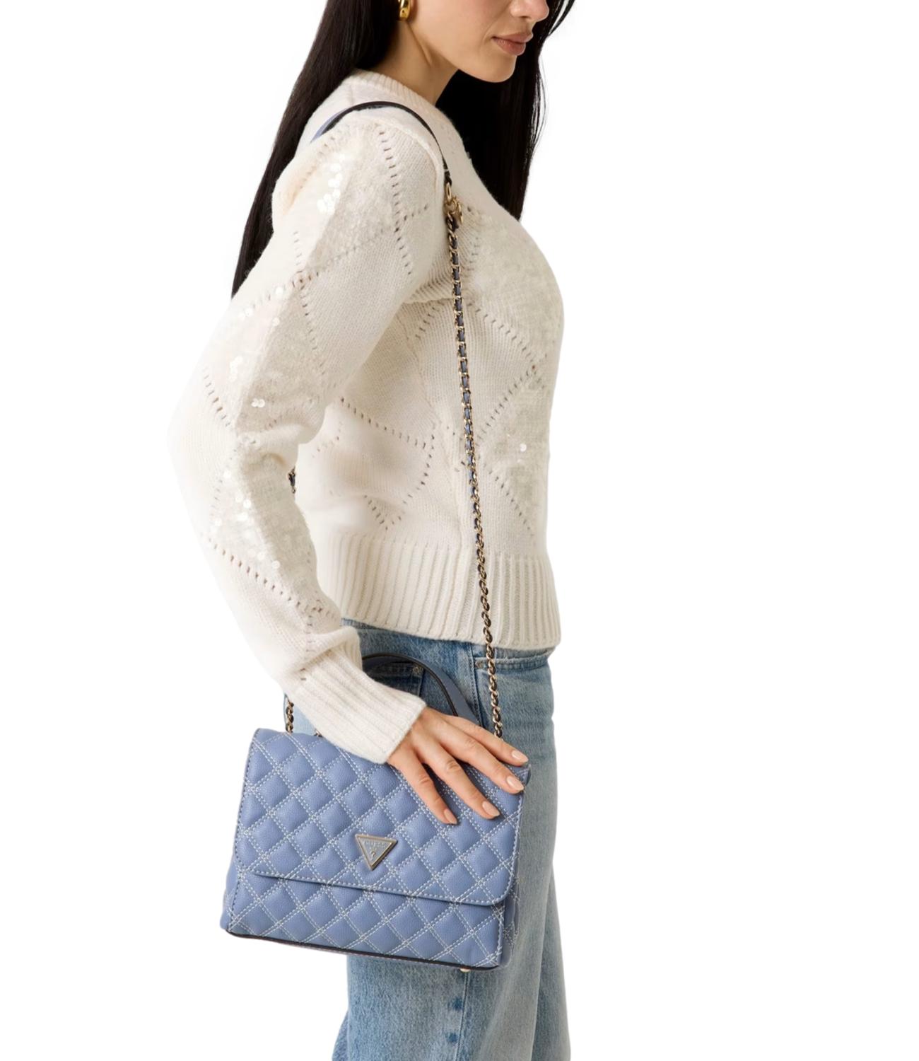 Guess Borsa Tracolla GIULLY Grey Blue Donna