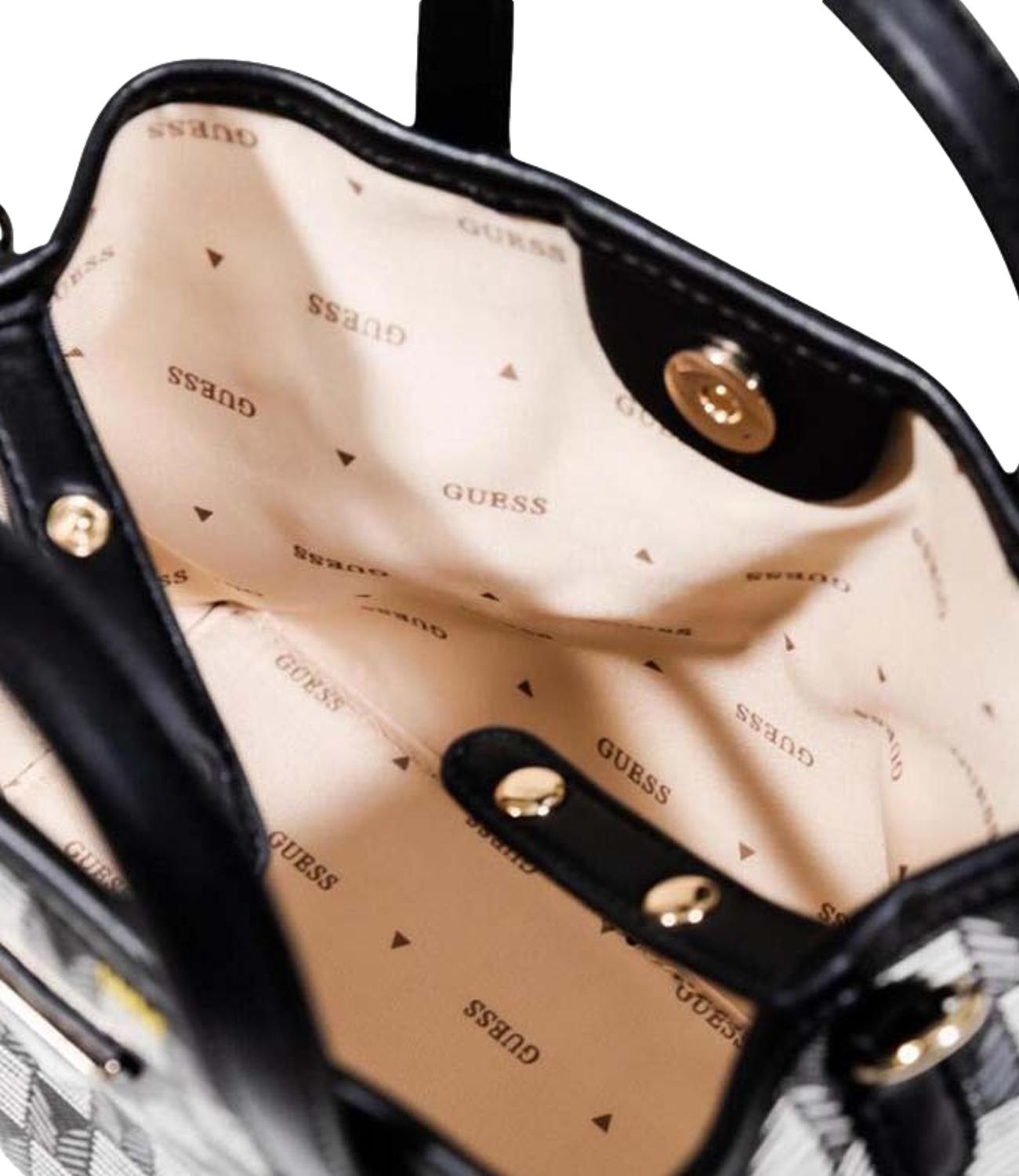 Guess Borsa Mini G Wave II Black Donna